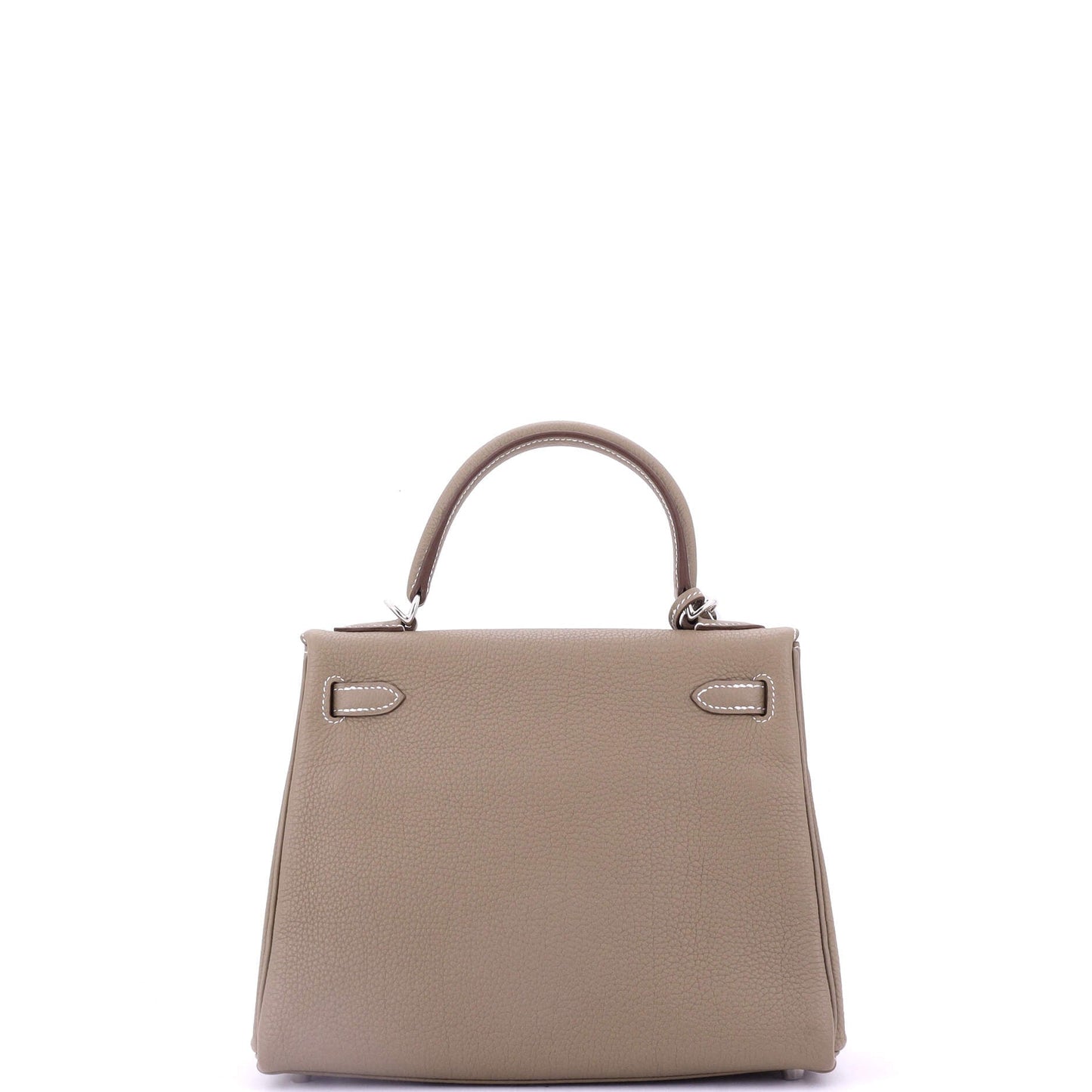 Kelly Handbag Grey Togo with Palladium Hardware 25
