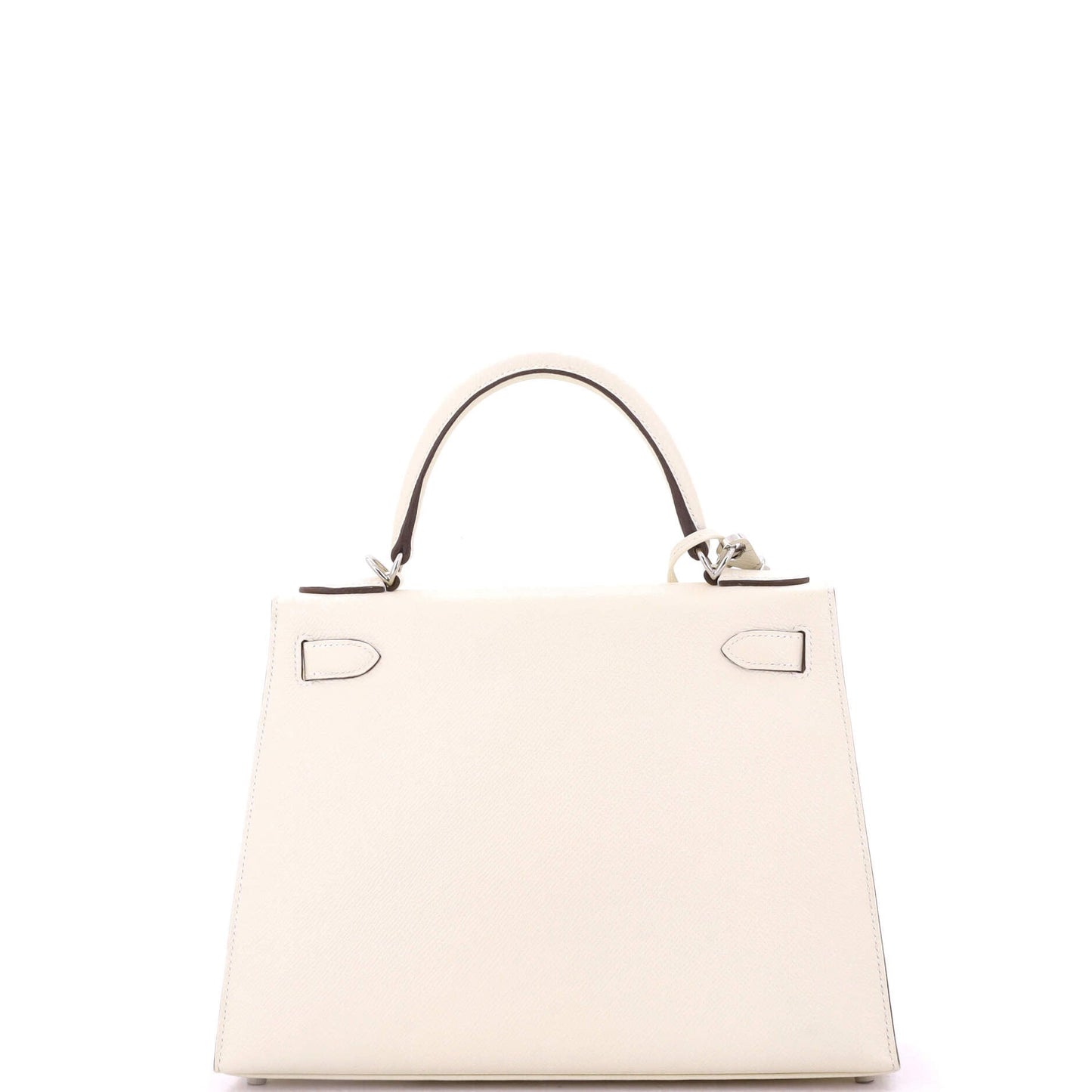 Kelly Handbag Light Epsom with Palladium Hardware 28