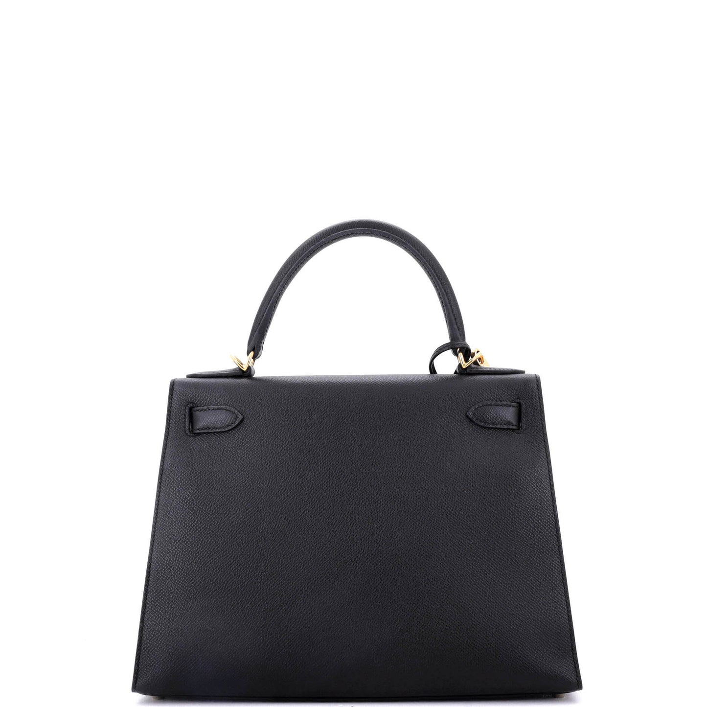 Kelly Handbag Noir Epsom with Gold Hardware 28