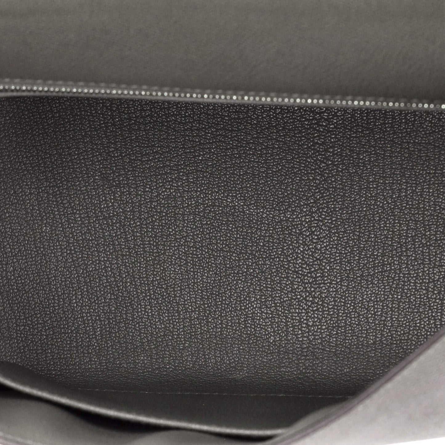 Kelly Handbag Grey Epsom with Palladium Hardware 25