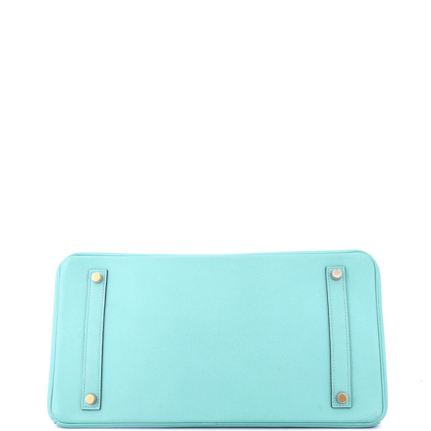 Birkin Handbag Bleu Atoll Epsom with Gold Hardware 35