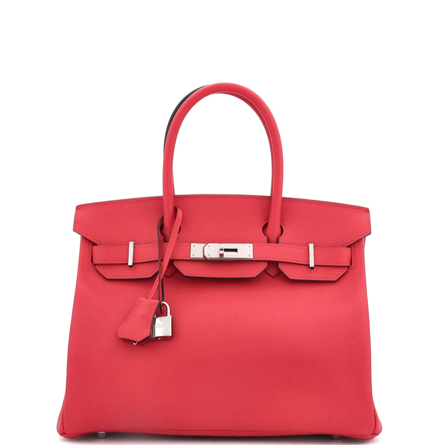 Birkin Handbag Bougainvillier Epsom with Palladium Hardware 30