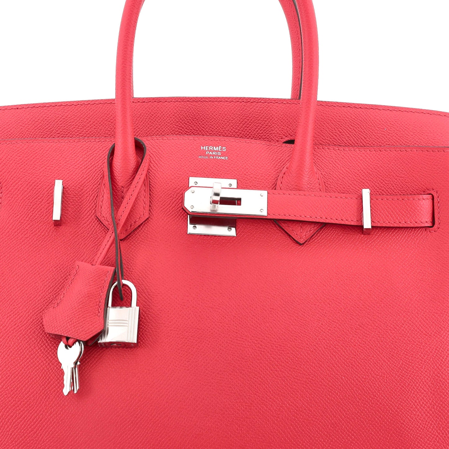 Birkin Handbag Bougainvillier Epsom with Palladium Hardware 30