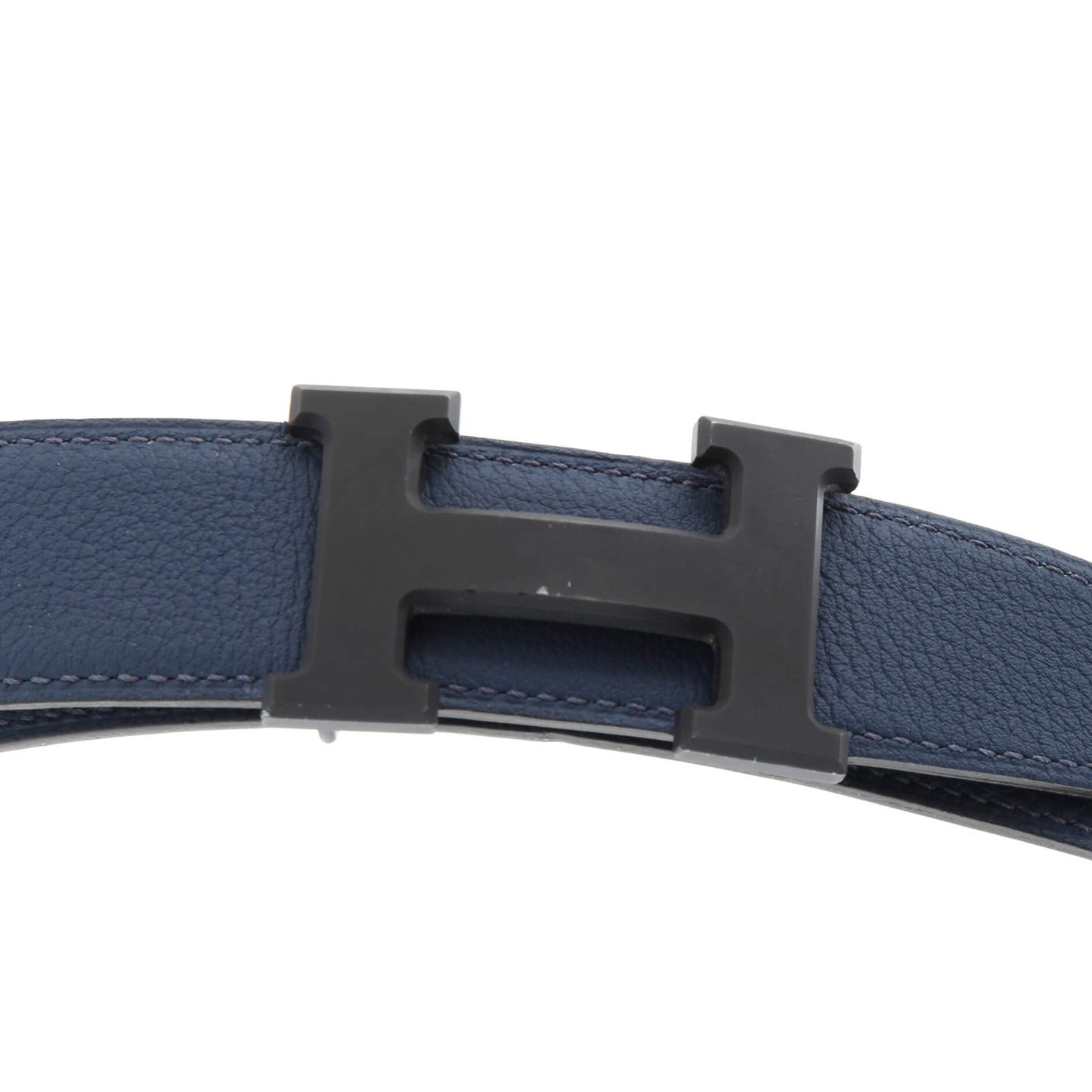 Constance Reversible Belt Leather with So Black Matte Hardware Wide