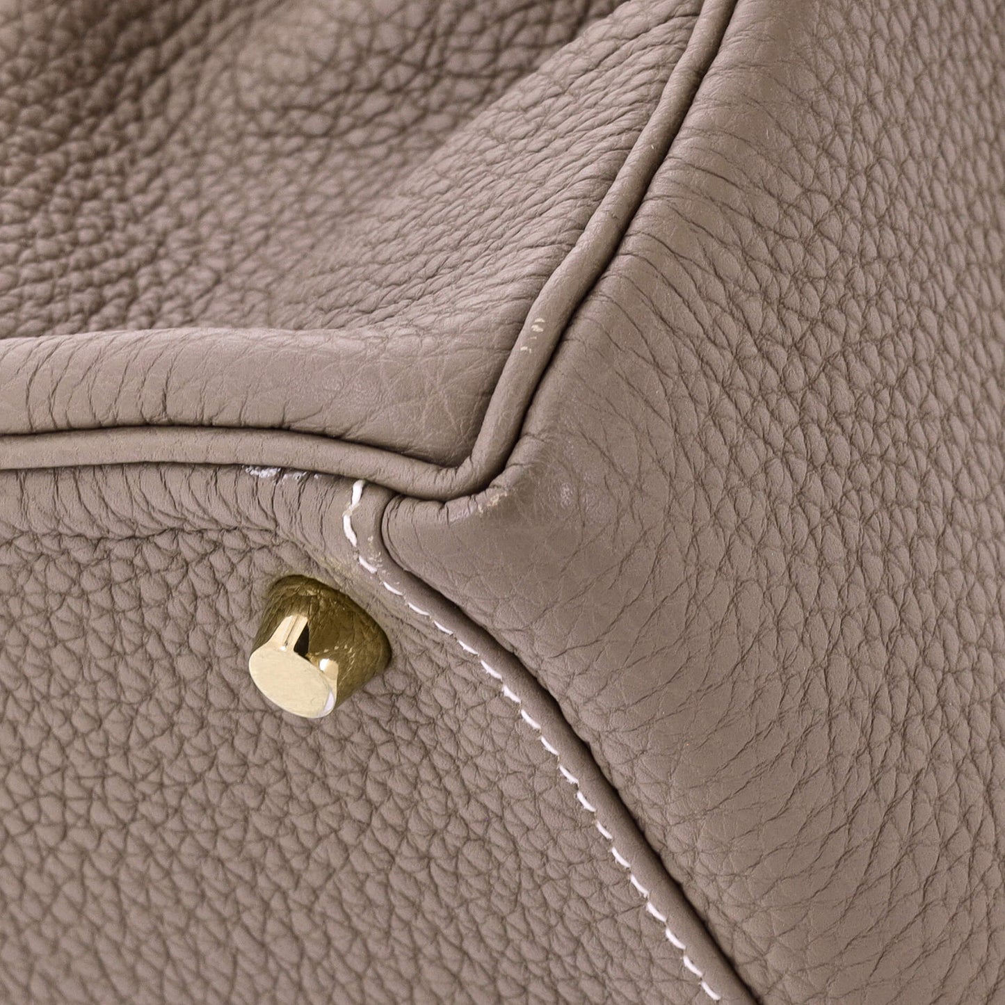 Kelly Handbag Grey Togo with Gold Hardware 28