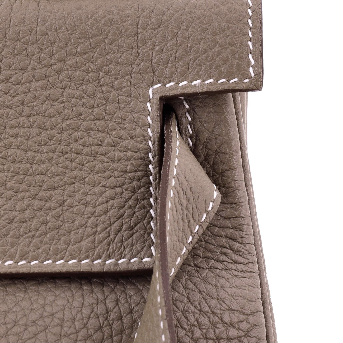 Kelly Handbag Grey Togo with Gold Hardware 28