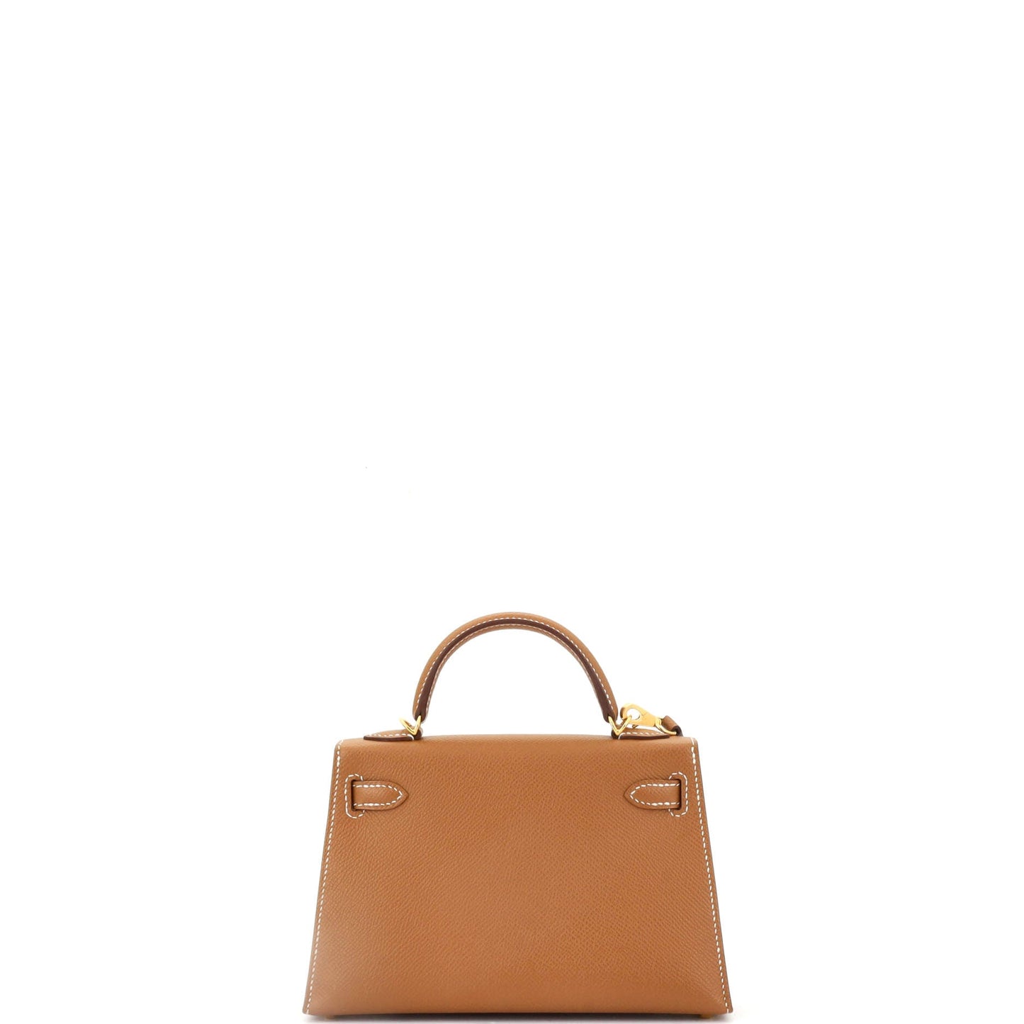 Kelly Mini II Bag Gold Epsom with Gold Hardware 20