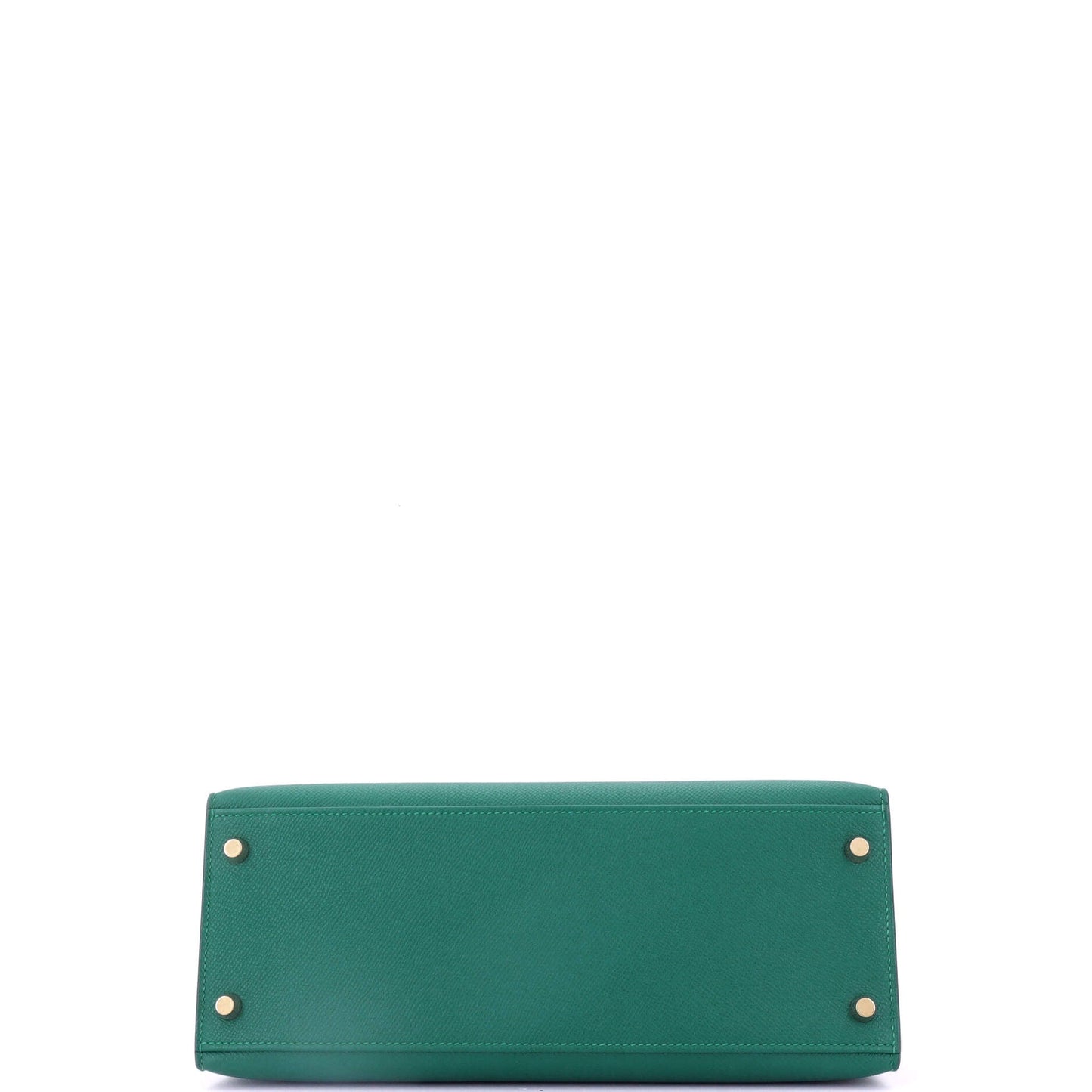 Kelly Handbag Vert Vertigo Epsom with Gold Hardware 28