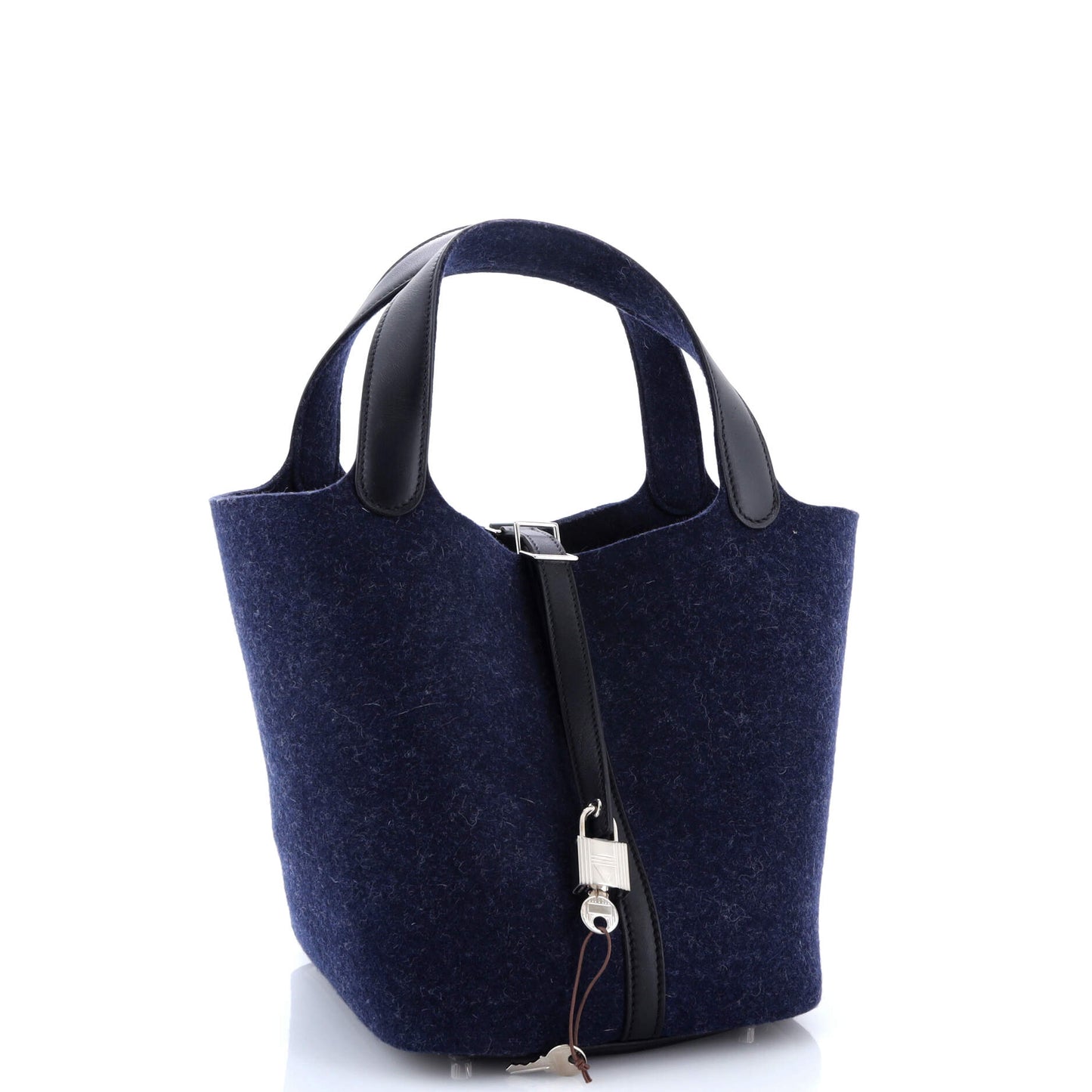 Picotin Lock Bag Felt with Leather MM
