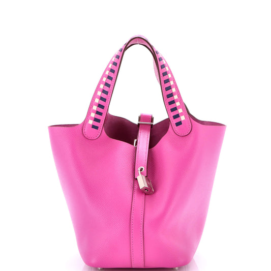 Picotin Lock Bag Tressage Epsom PM