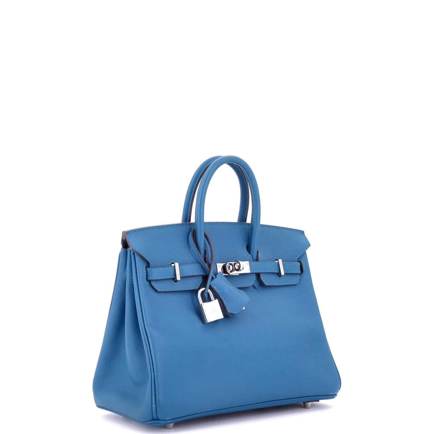 Birkin Handbag Mykonos Epsom with Palladium Hardware 25