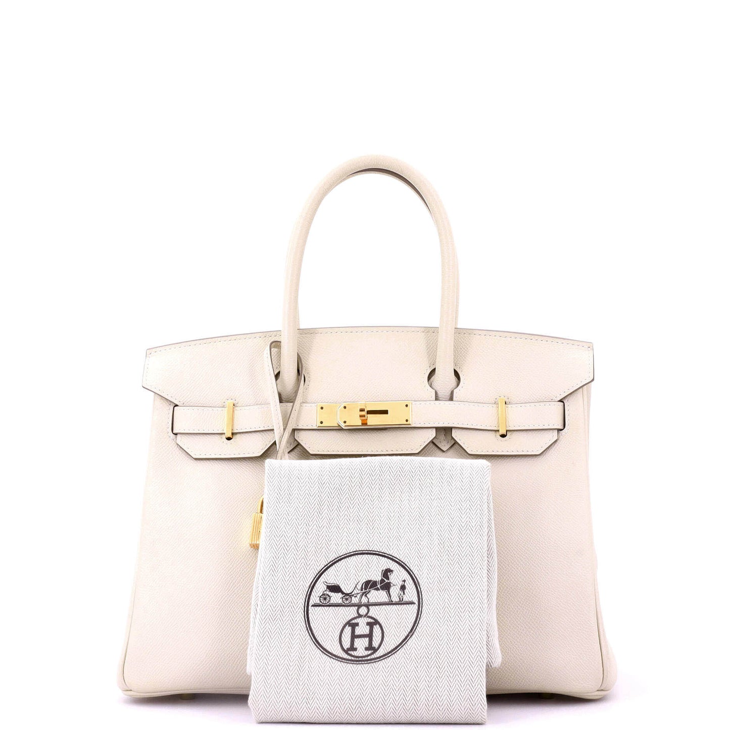 Birkin Handbag Light Epsom with Gold Hardware 30