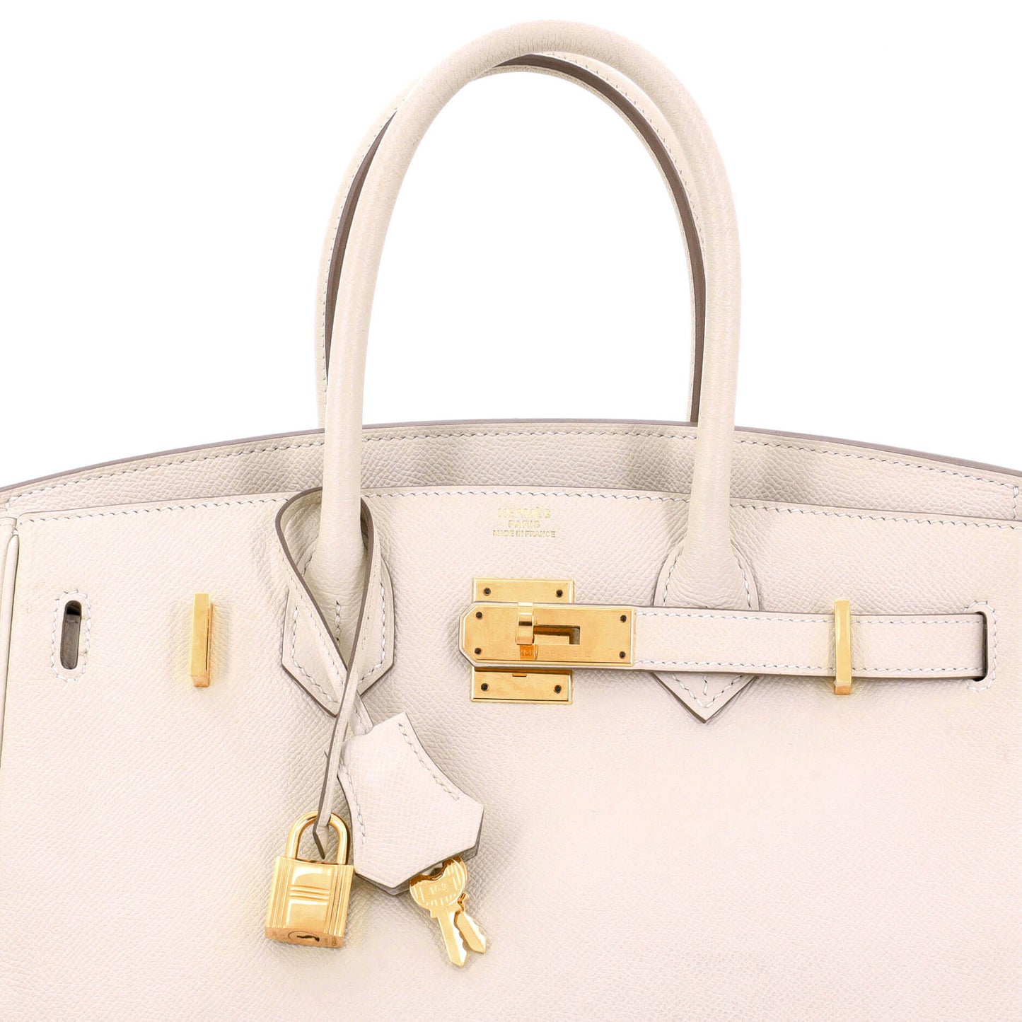 Birkin Handbag Light Epsom with Gold Hardware 30