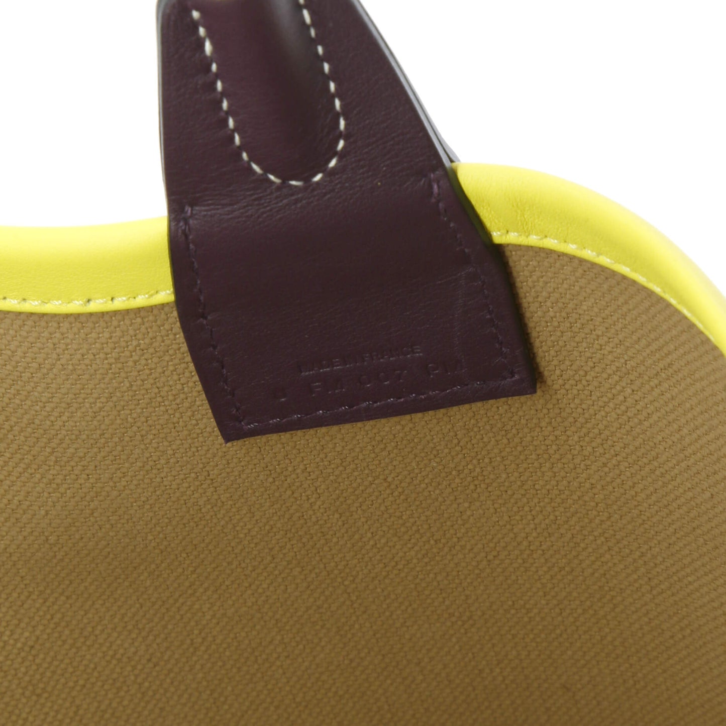 Sac Steeple Tote Toile with Leather 25