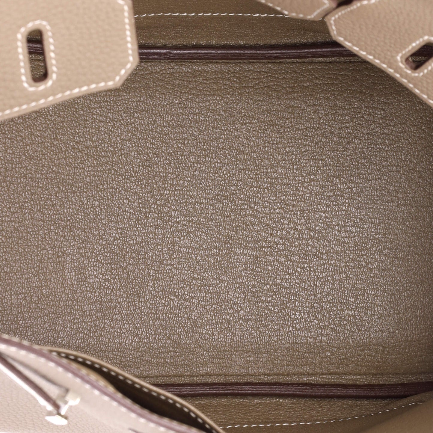 Birkin Handbag Grey Togo with Palladium Hardware 25