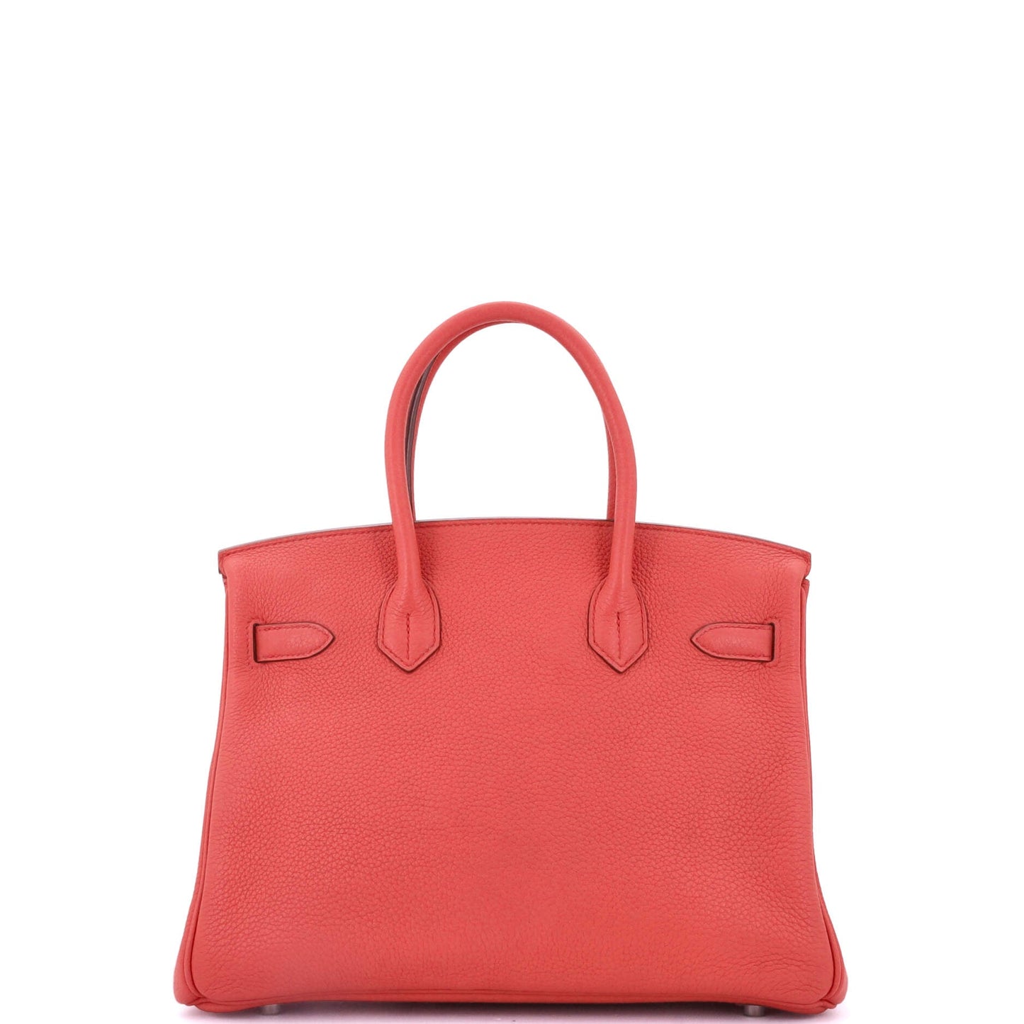 Birkin Handbag Bougainvillier Clemence with Palladium Hardware 30