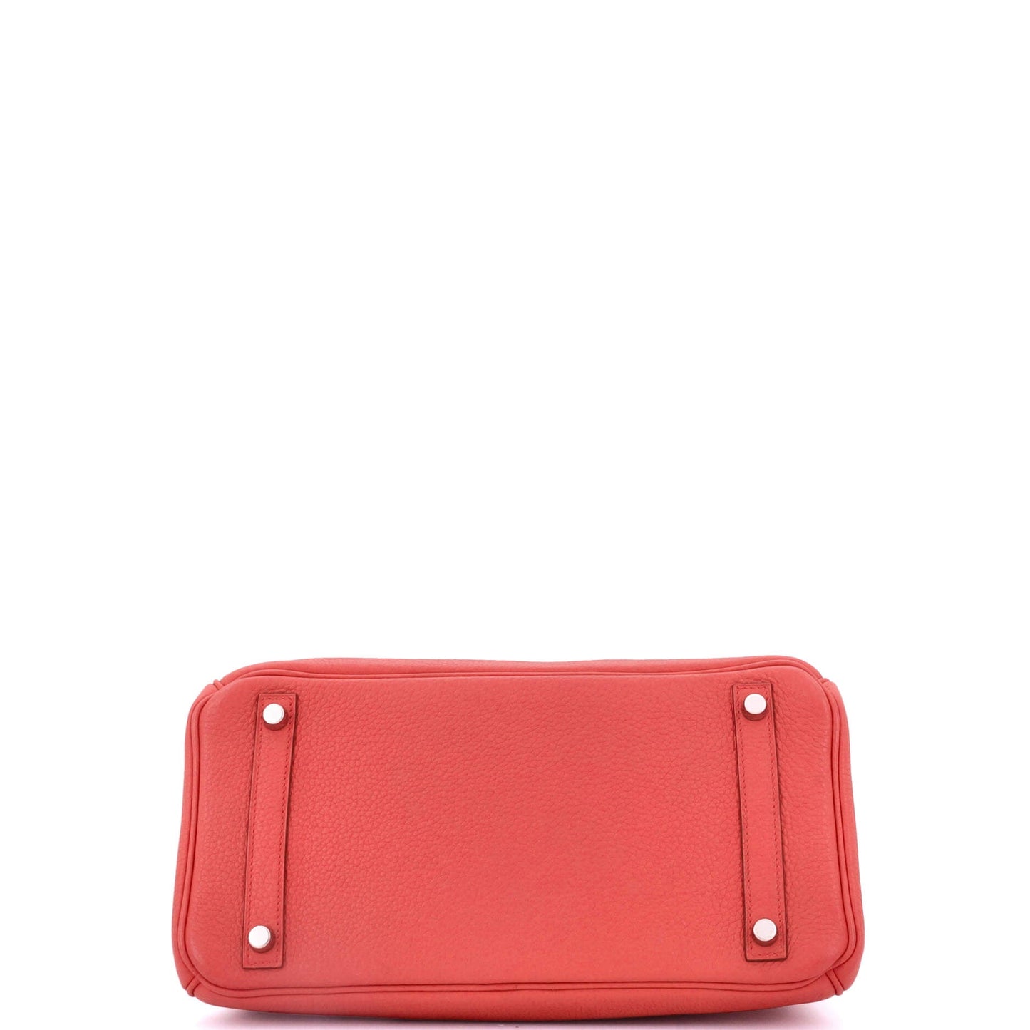 Birkin Handbag Bougainvillier Clemence with Palladium Hardware 30