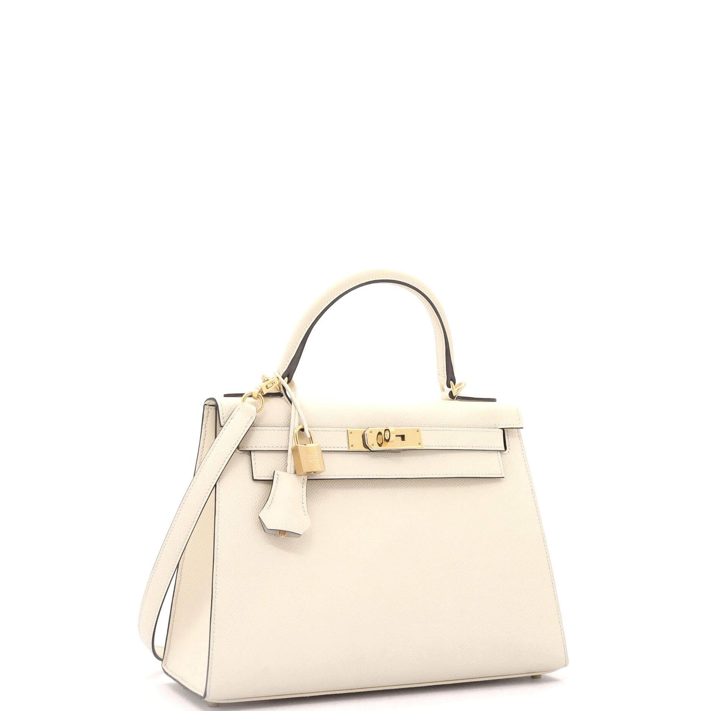 Kelly Handbag Light Epsom with Gold Hardware 28