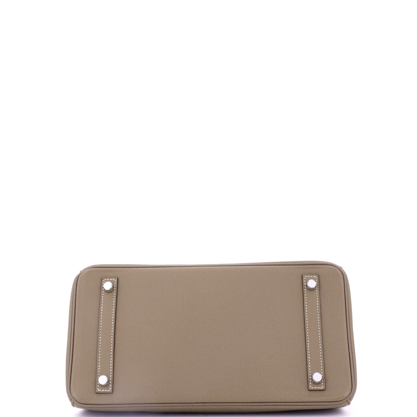 Birkin Handbag Grey Epsom with Palladium Hardware 30