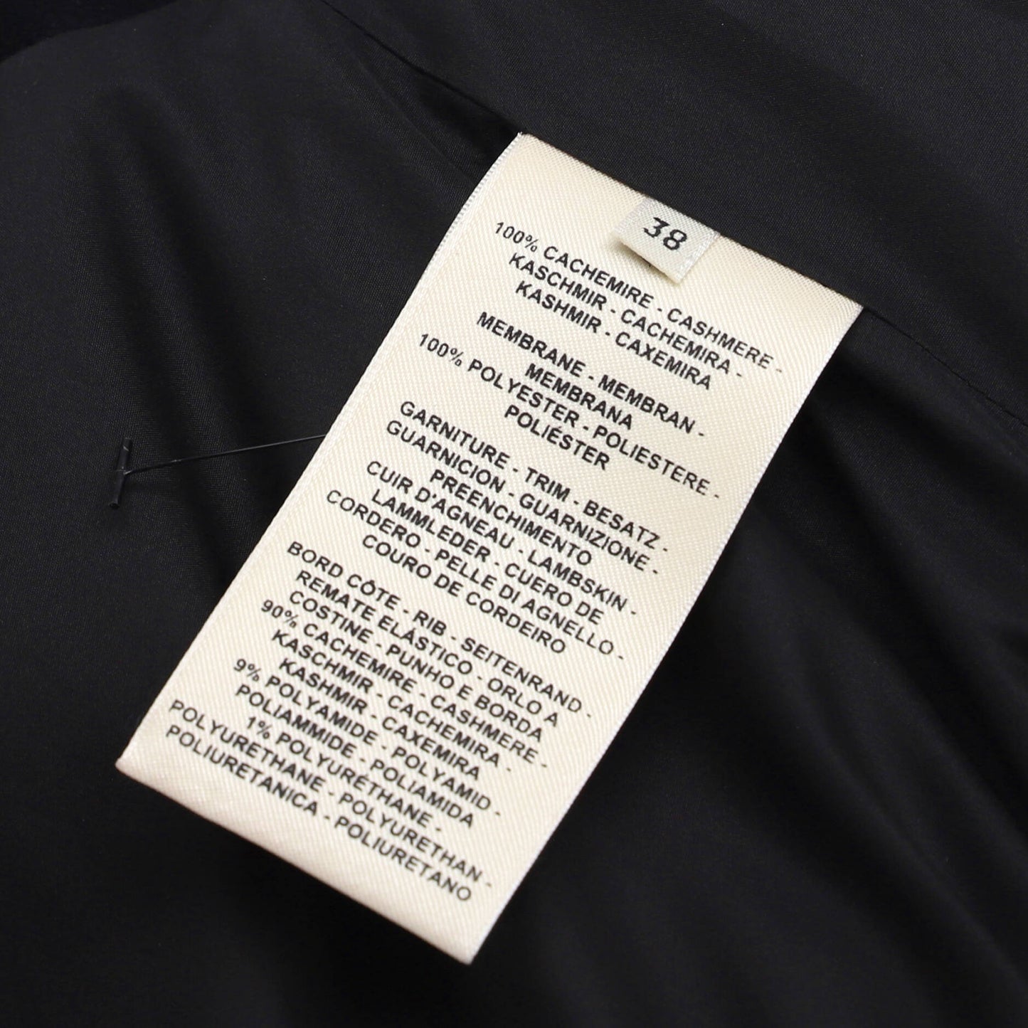 Women's Short Puffer Vest Quilted Cashmere with Leather