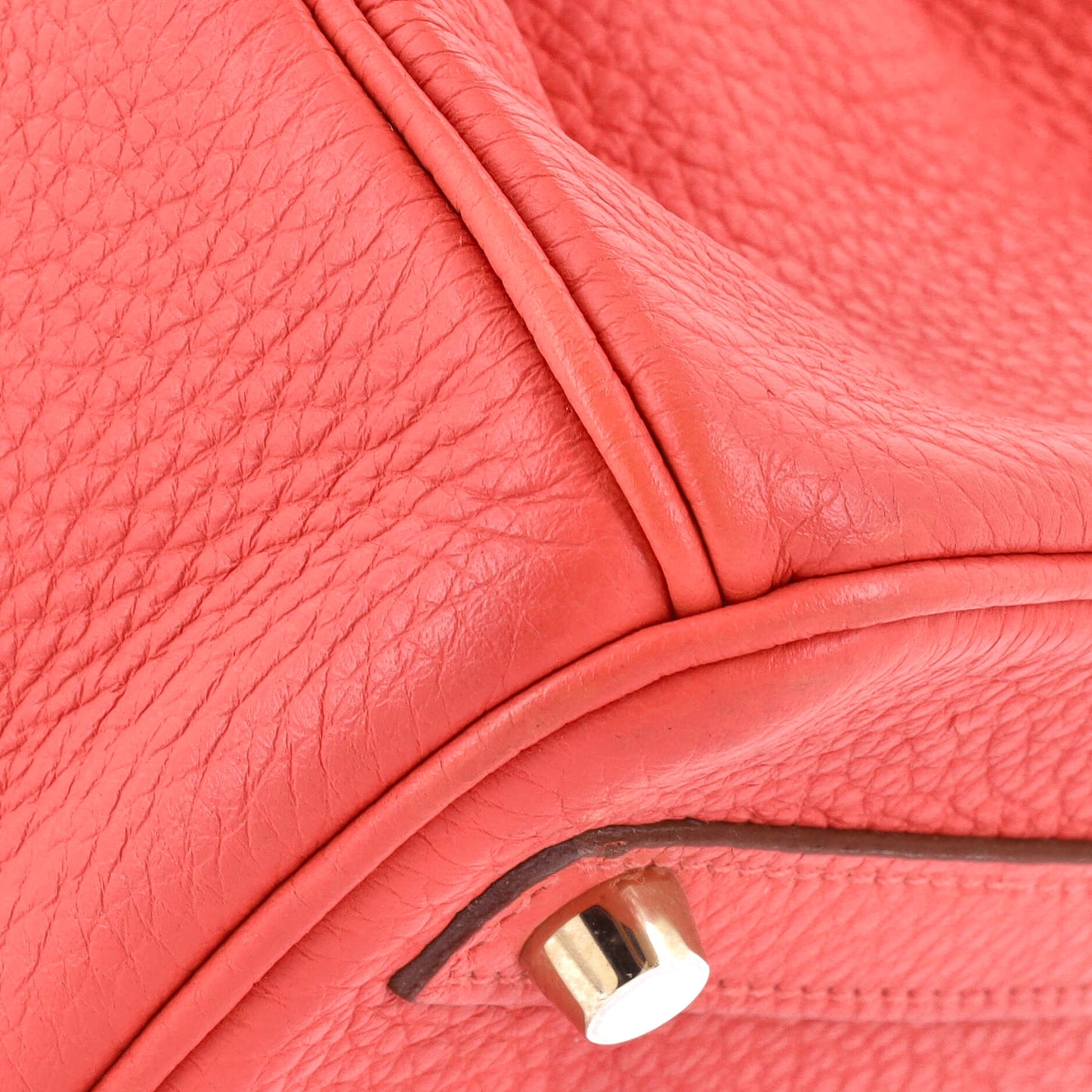 Birkin Handbag Rose Jaipur Clemence with Gold Hardware 30