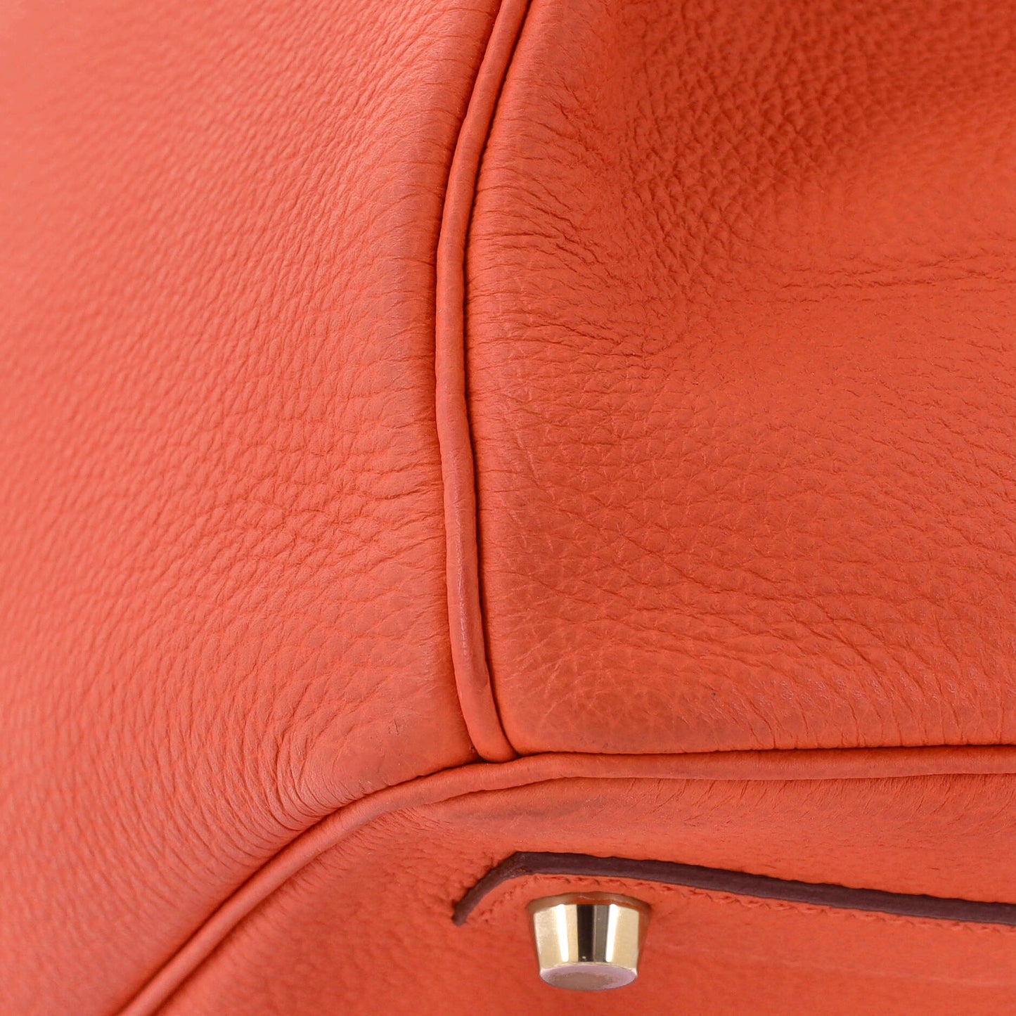 Birkin Handbag Orange Poppy Togo with Gold Hardware 35