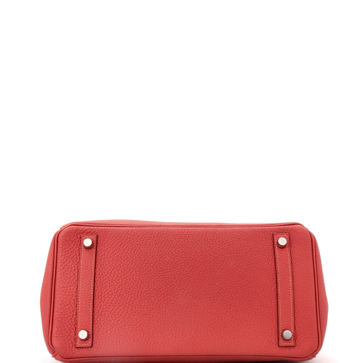 Birkin Handbag Rouge Pivoine Togo with Palladium Hardware 30