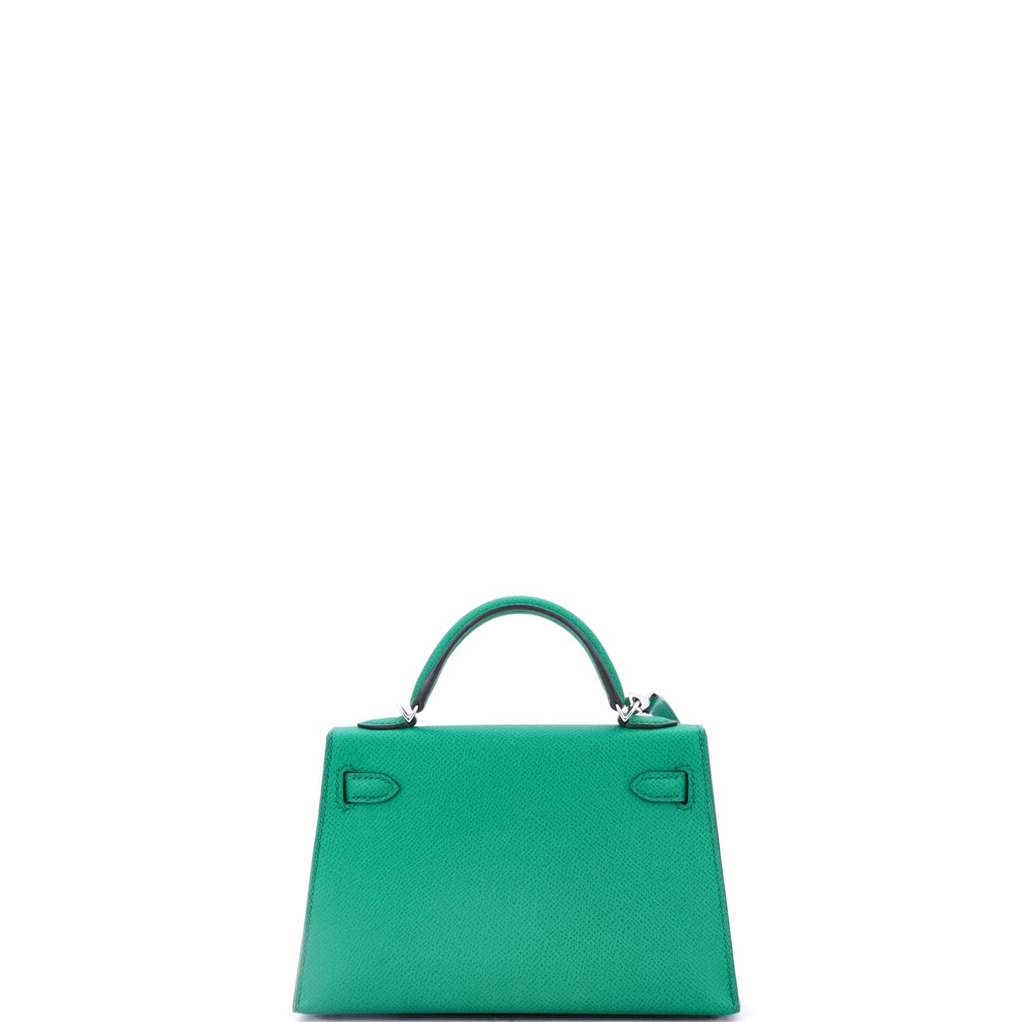 Kelly Mini II Bag Vert Jade Epsom with Palladium Hardware 20