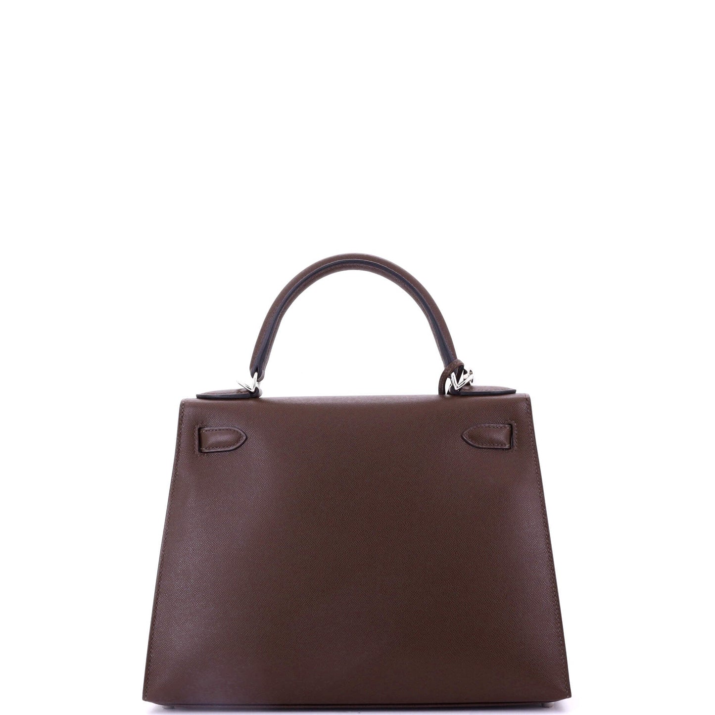 Kelly Handbag Havane Madame with Palladium Hardware 28