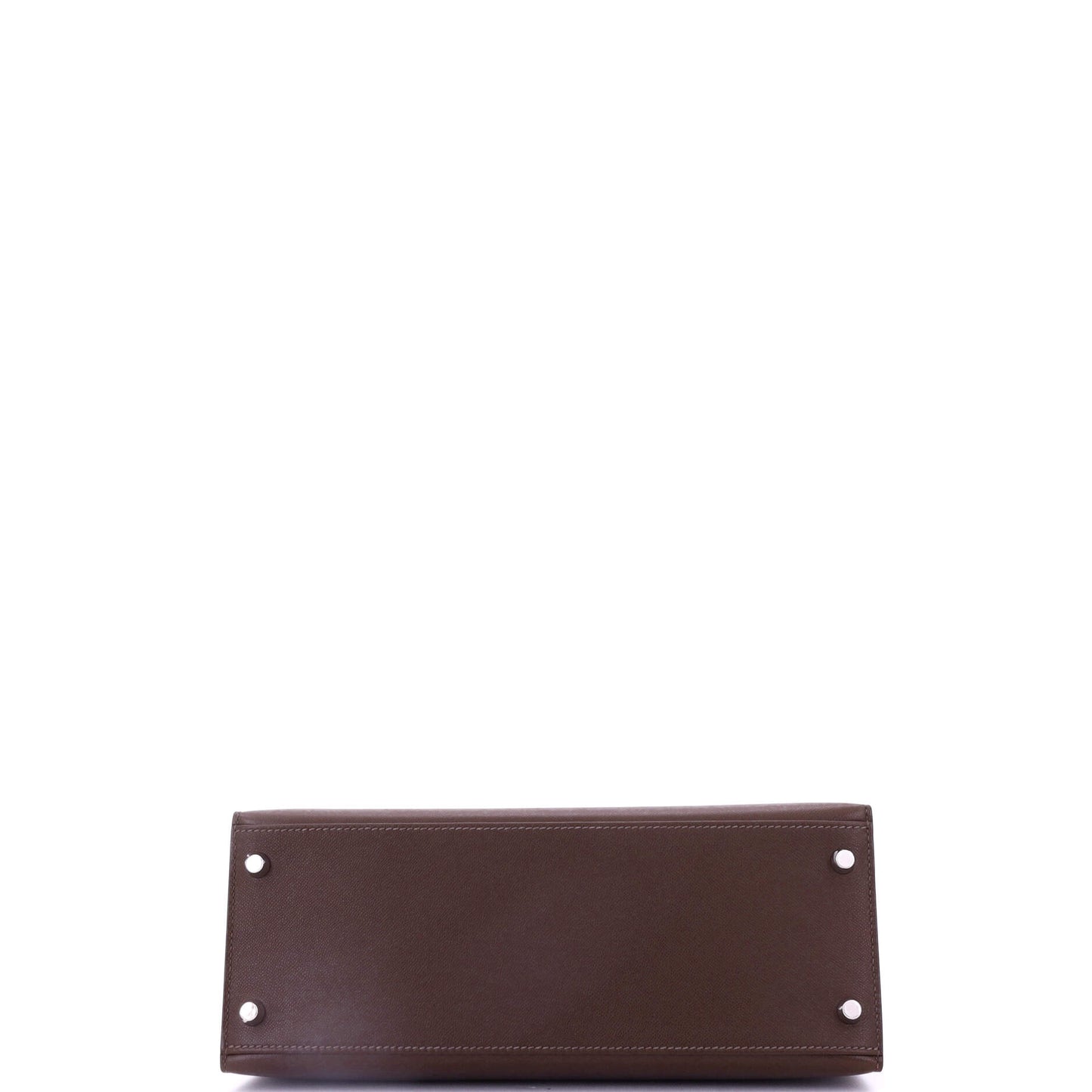 Kelly Handbag Havane Madame with Palladium Hardware 28