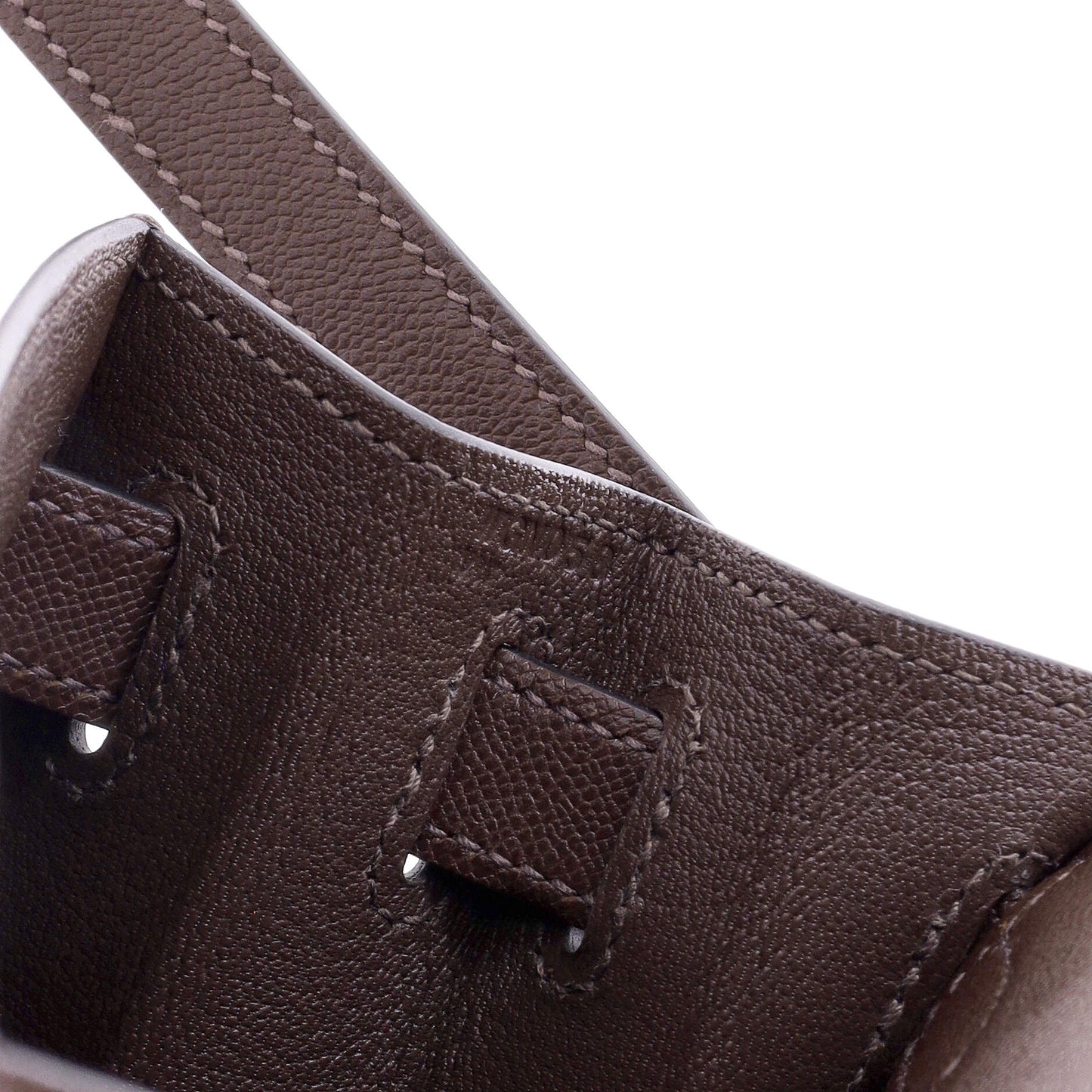 Kelly Handbag Havane Madame with Palladium Hardware 28