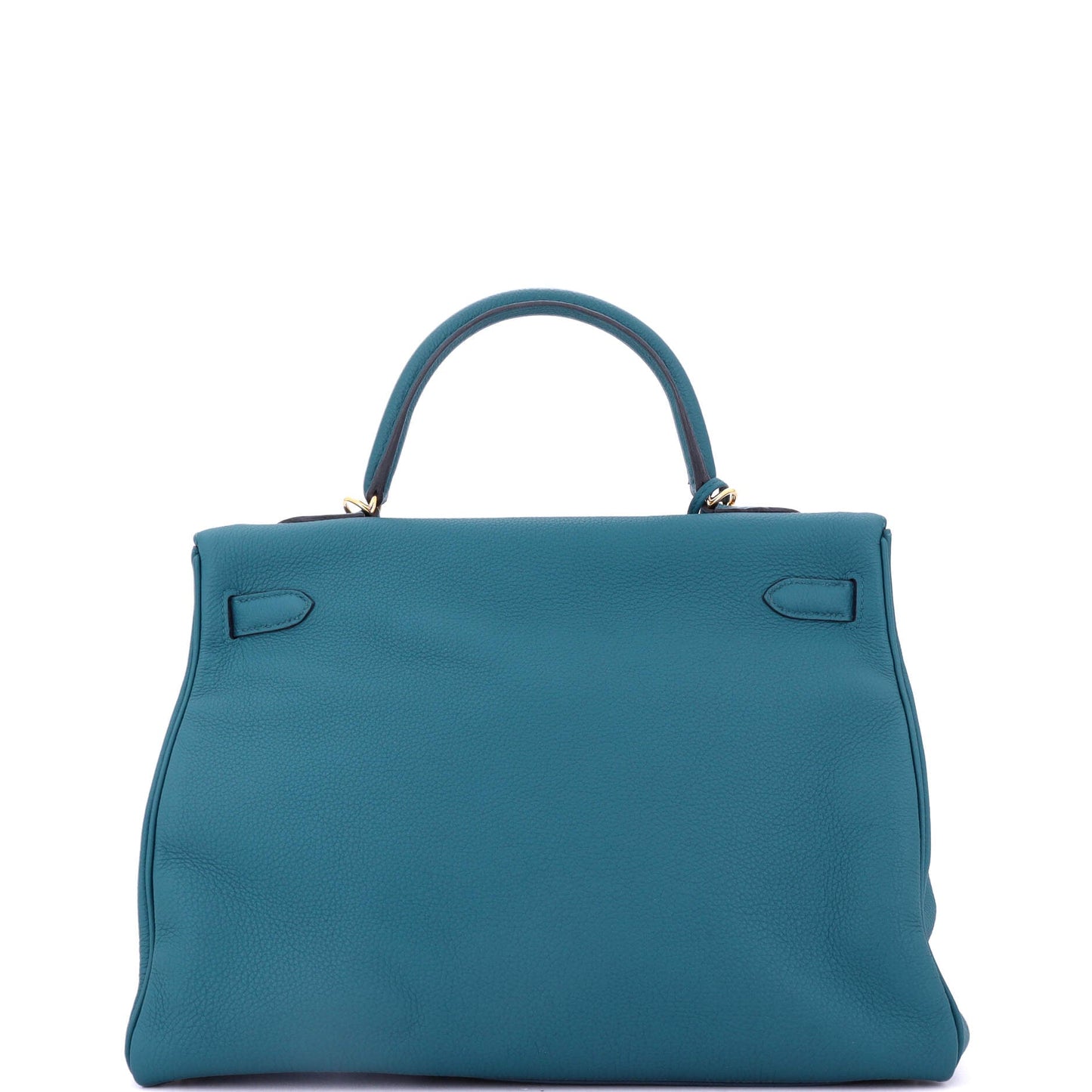 Kelly Handbag Cobalt Togo with Gold Hardware 35