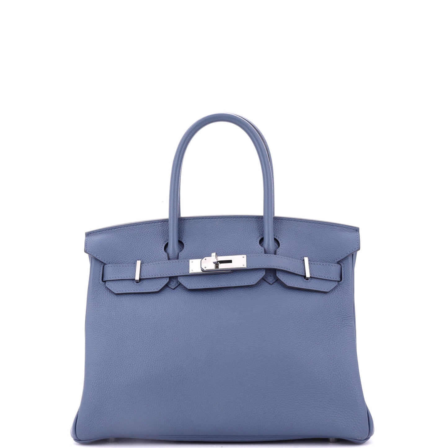 Birkin Handbag Bleu Brighton Togo with Palladium Hardware 30