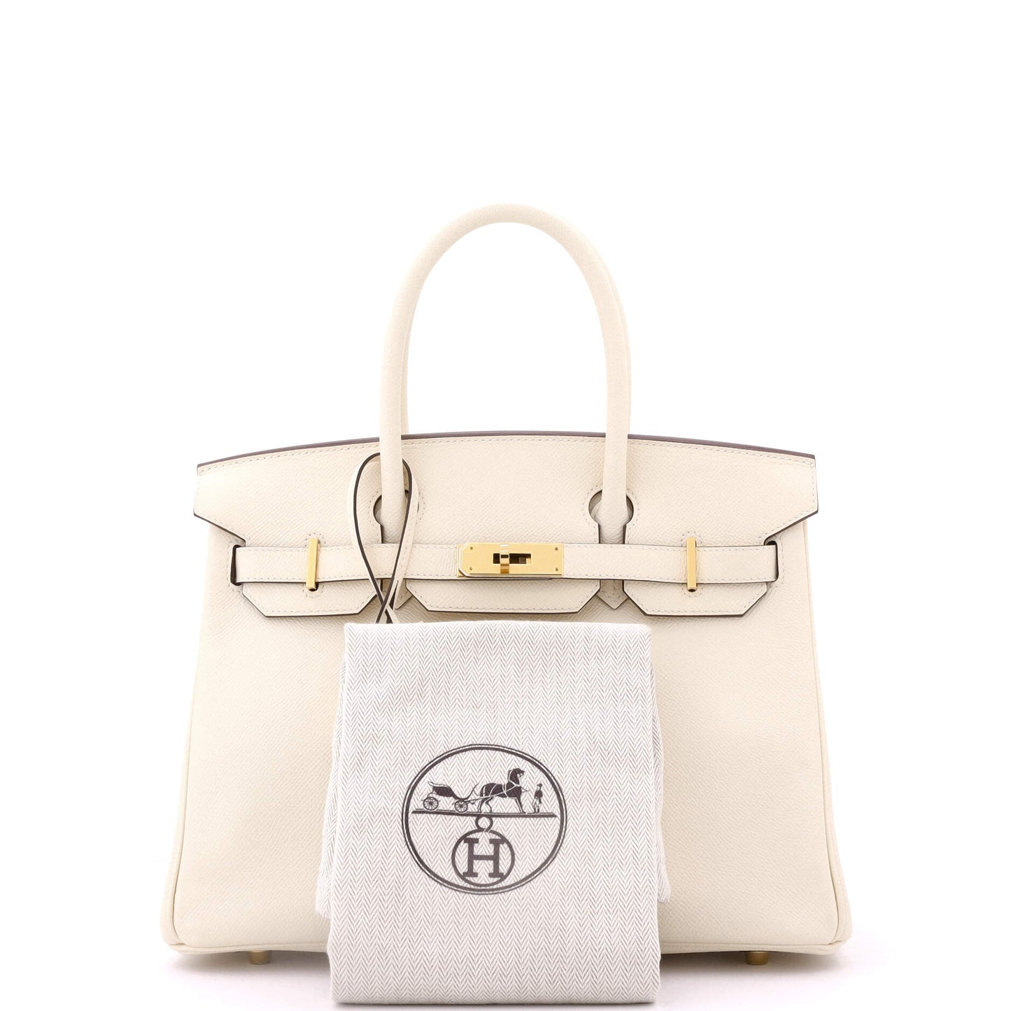 Birkin Handbag Light Epsom with Gold Hardware 30