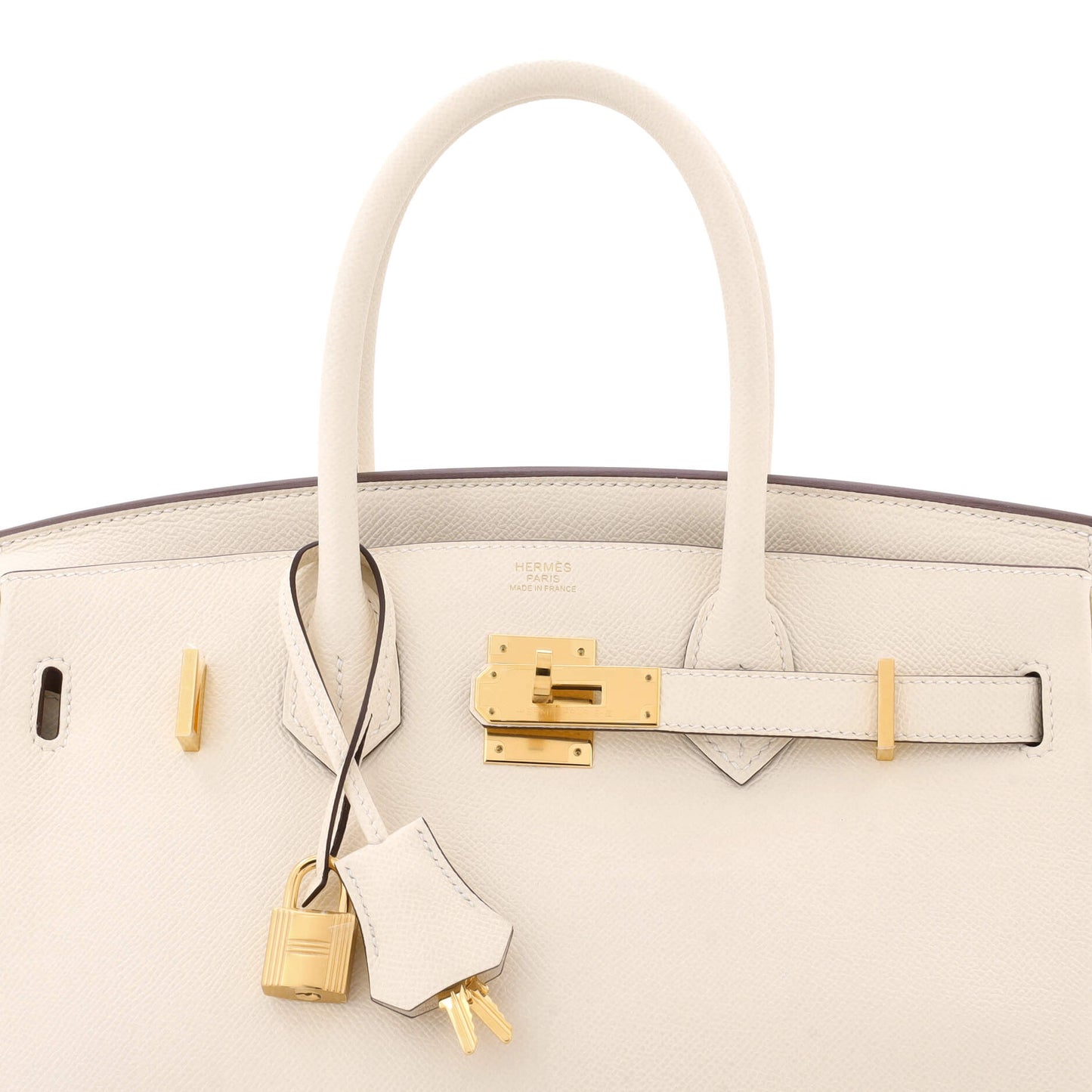 Birkin Handbag Light Epsom with Gold Hardware 30