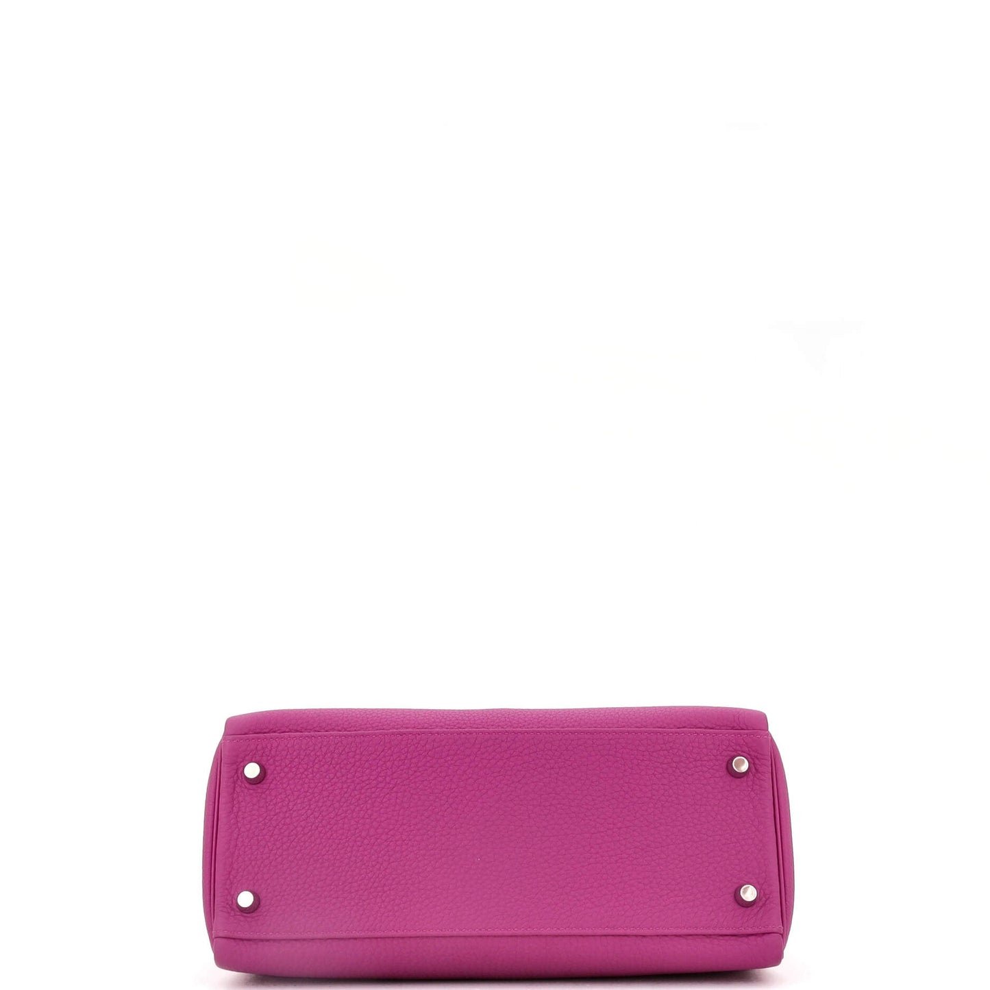 Kelly Handbag Rose Pourpre Togo with Palladium Hardware 28