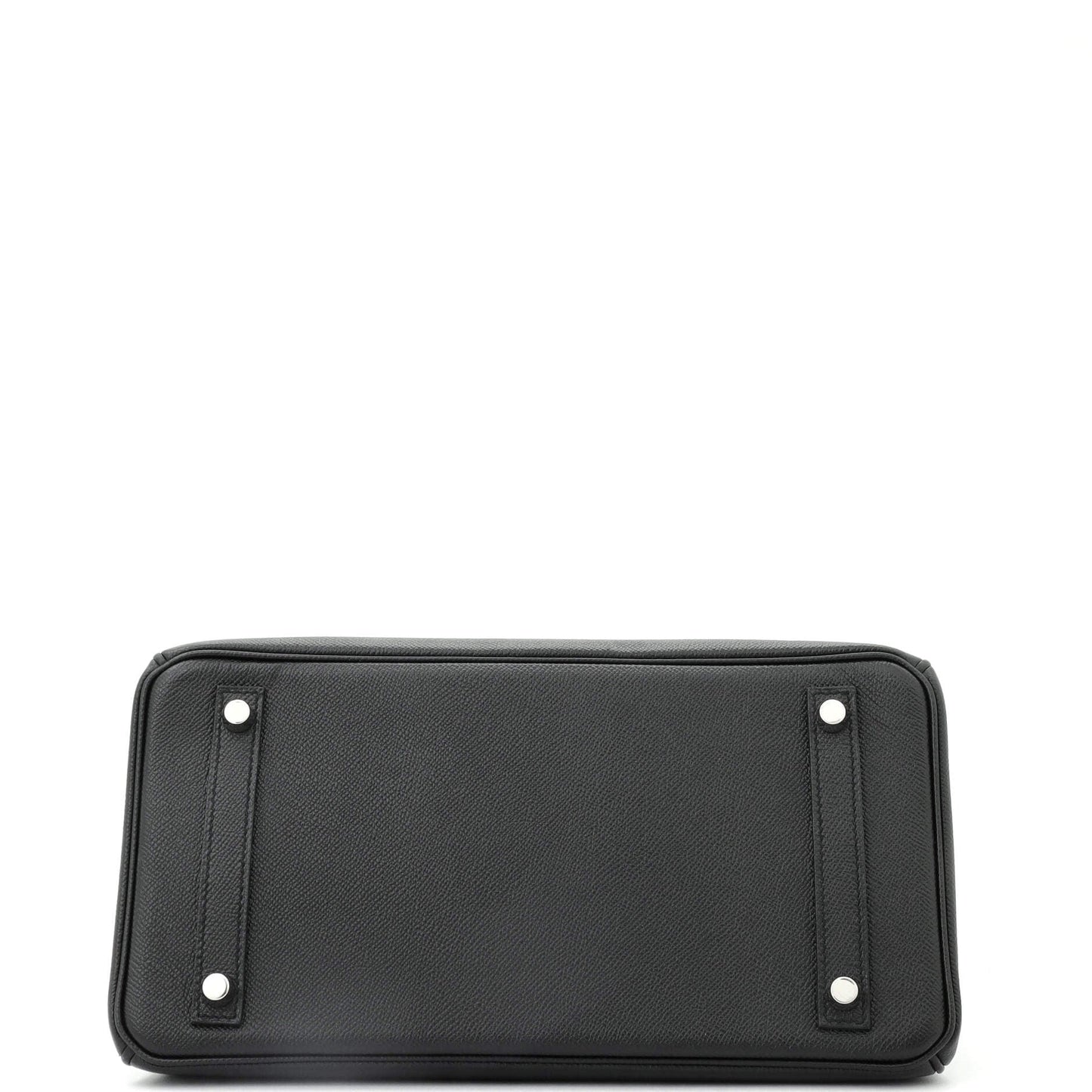 Birkin Handbag Noir Epsom with Palladium Hardware 30