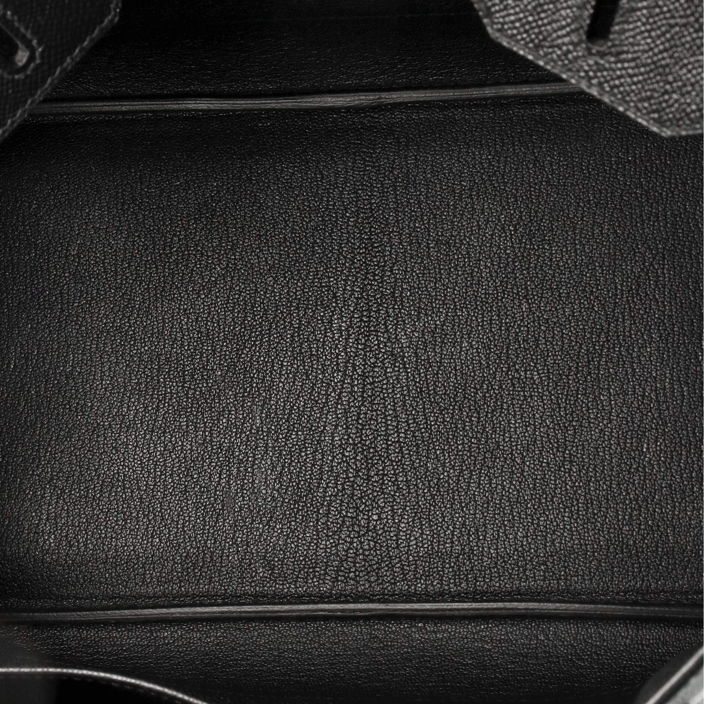 Birkin Handbag Noir Epsom with Palladium Hardware 30