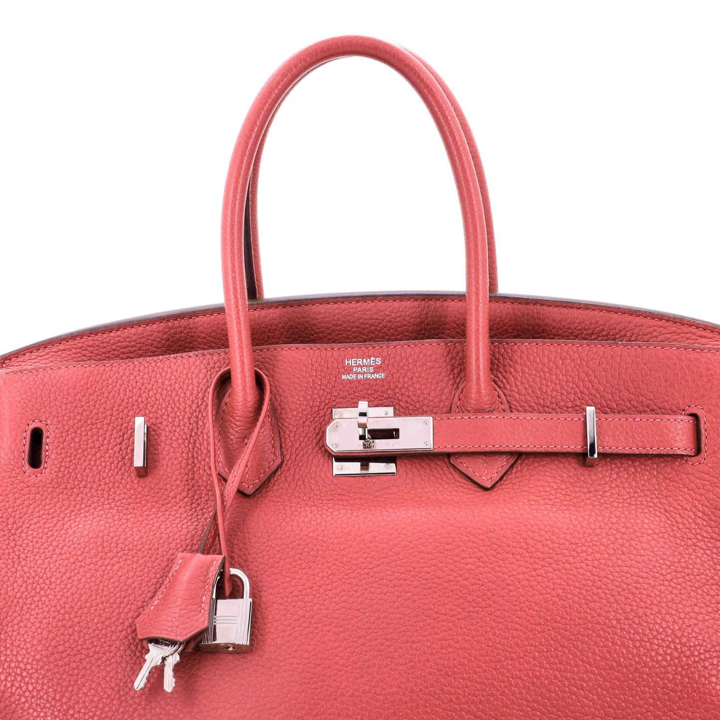 Birkin Handbag Bougainvillier Togo with Palladium Hardware 35