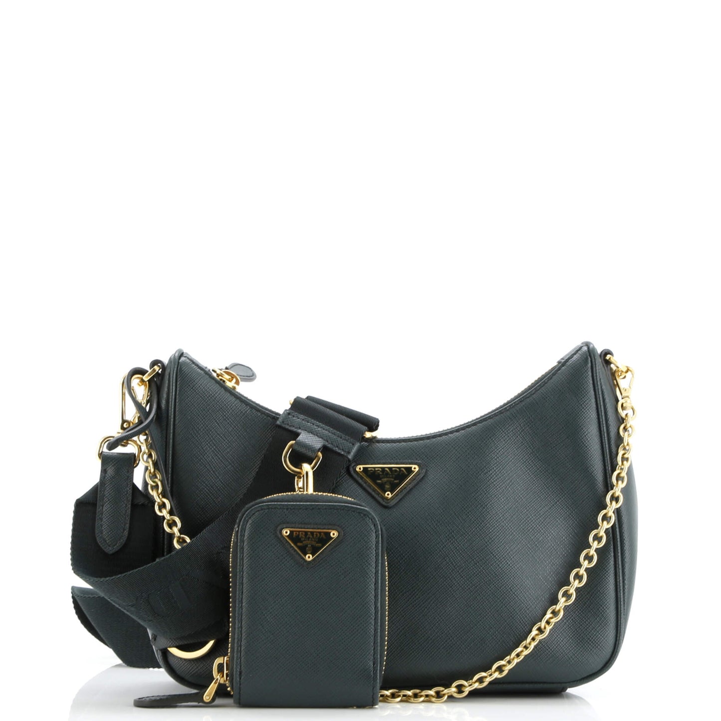 Re-Edition 2005 Shoulder Bag Saffiano Leather Small