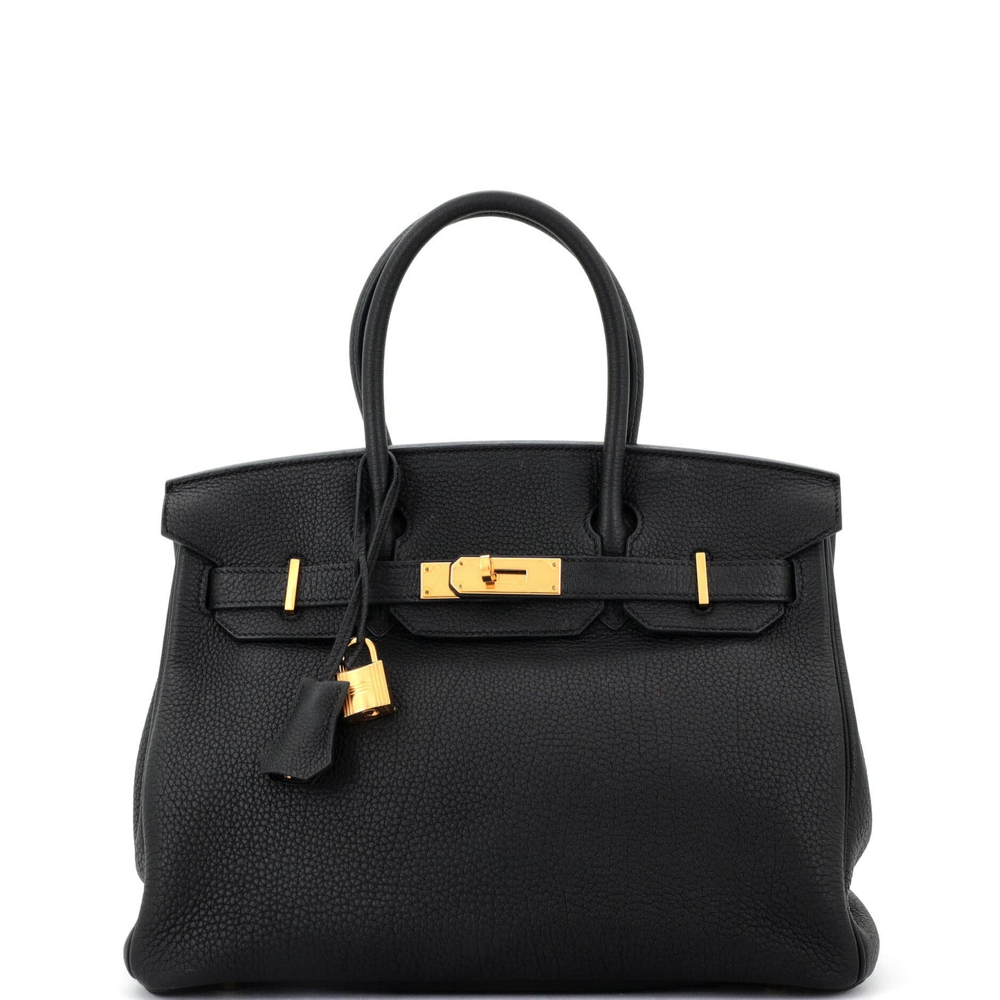 Birkin Handbag Noir Togo with Gold Hardware 30