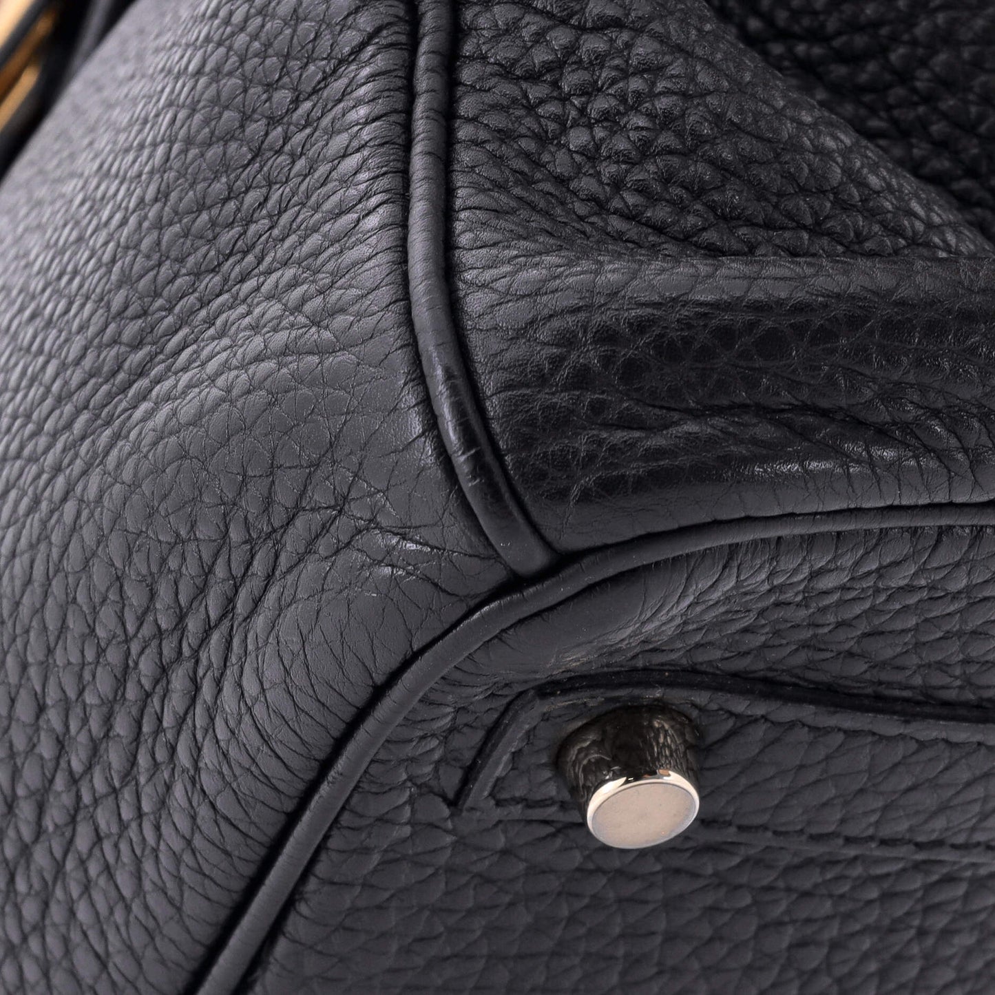 Birkin Handbag Noir Togo with Gold Hardware 30