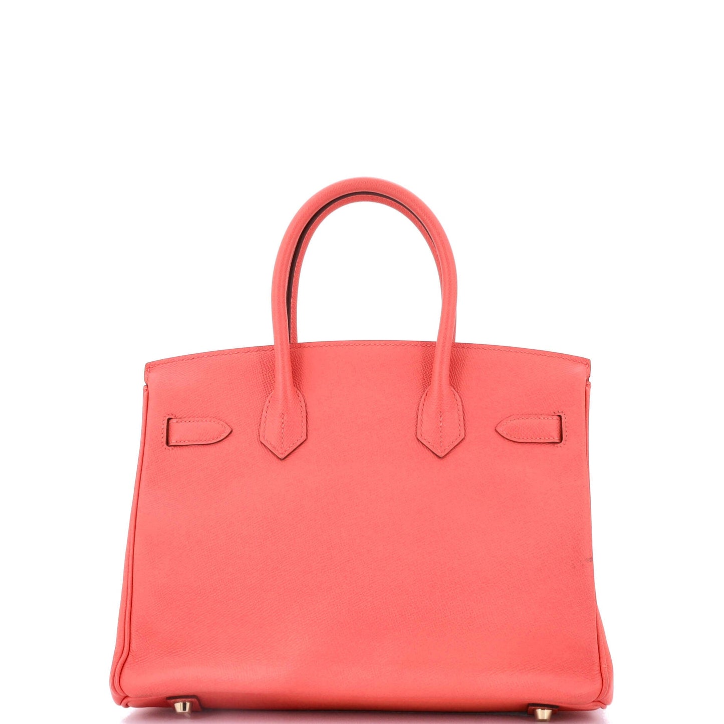 Birkin Handbag Rouge Pivoine Epsom with Gold Hardware 30