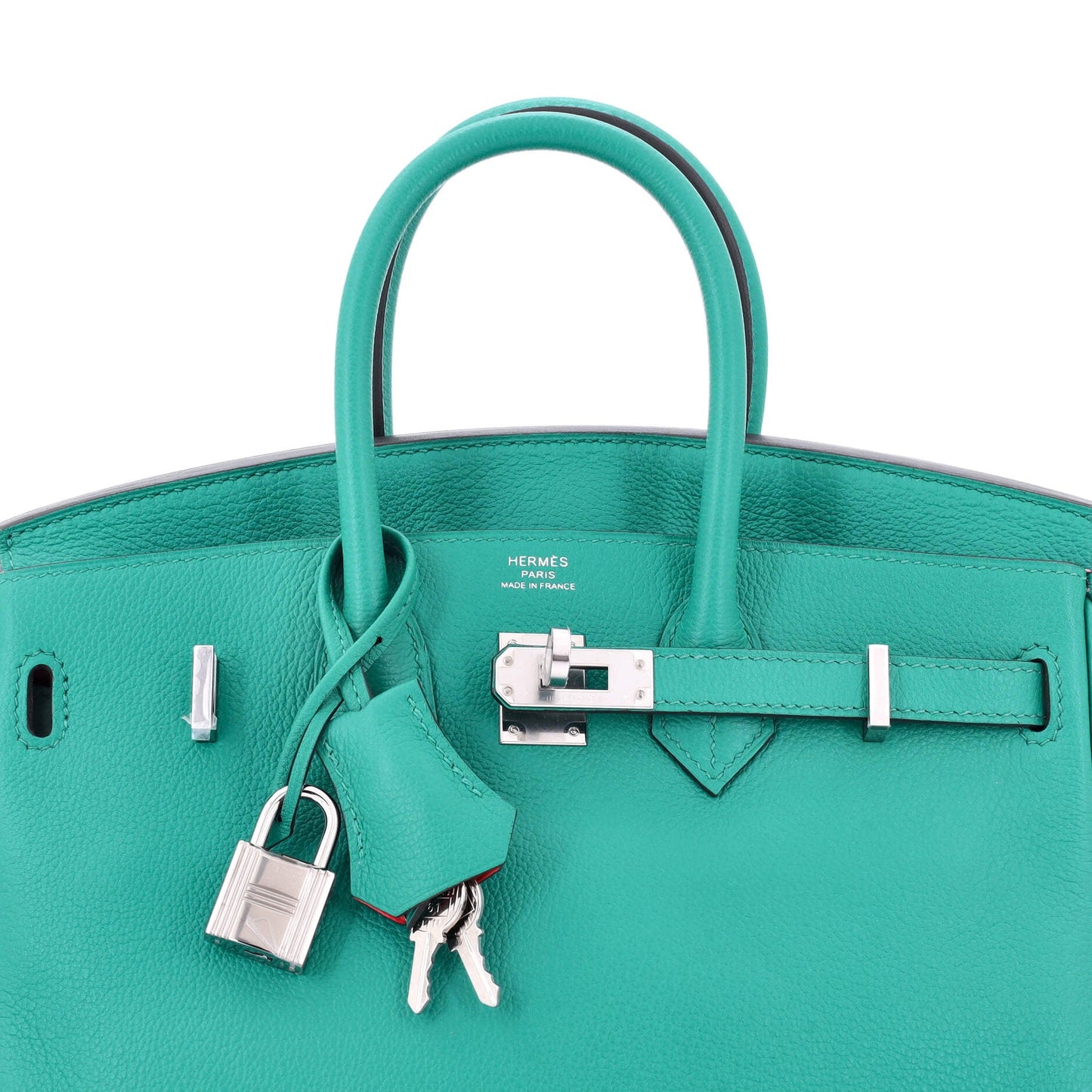 Birkin Handbag Verso Novillo with Palladium Hardware 25