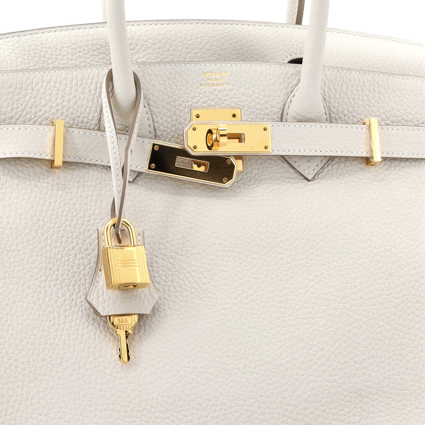 Birkin Handbag Light Togo with Gold Hardware 30