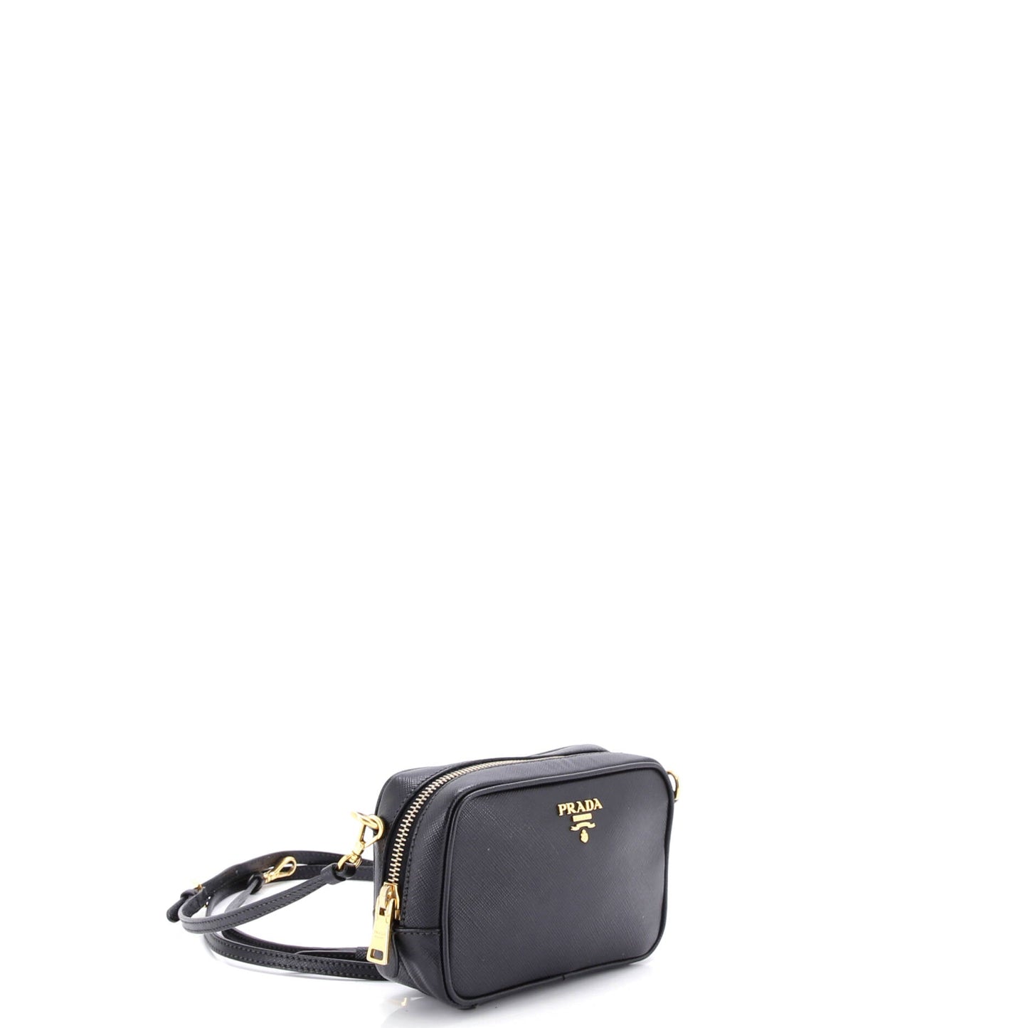 Zip Crossbody Bag Saffiano Leather Mini