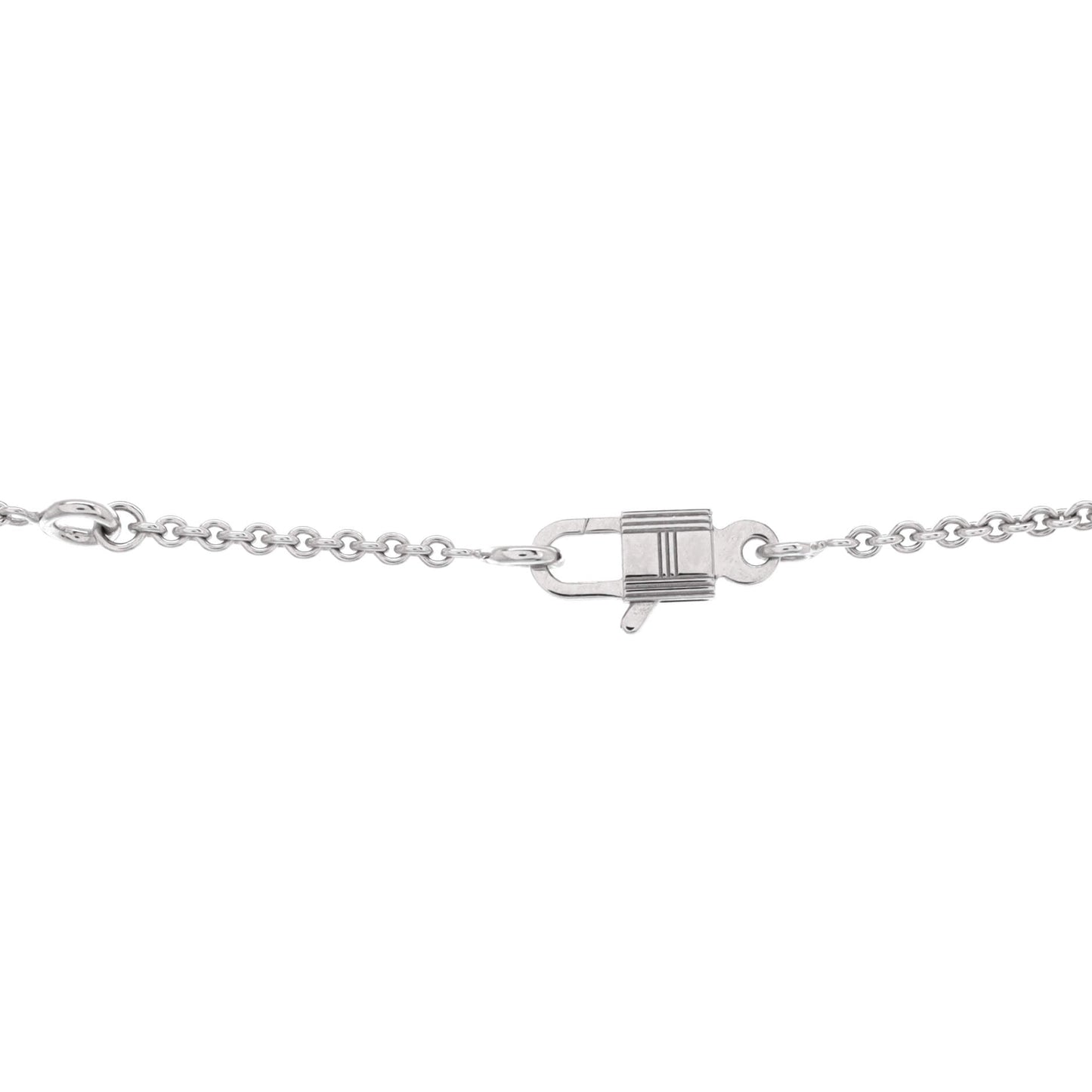 Amulettes Cadenas Pendant Necklace 18K White Gold with Diamonds