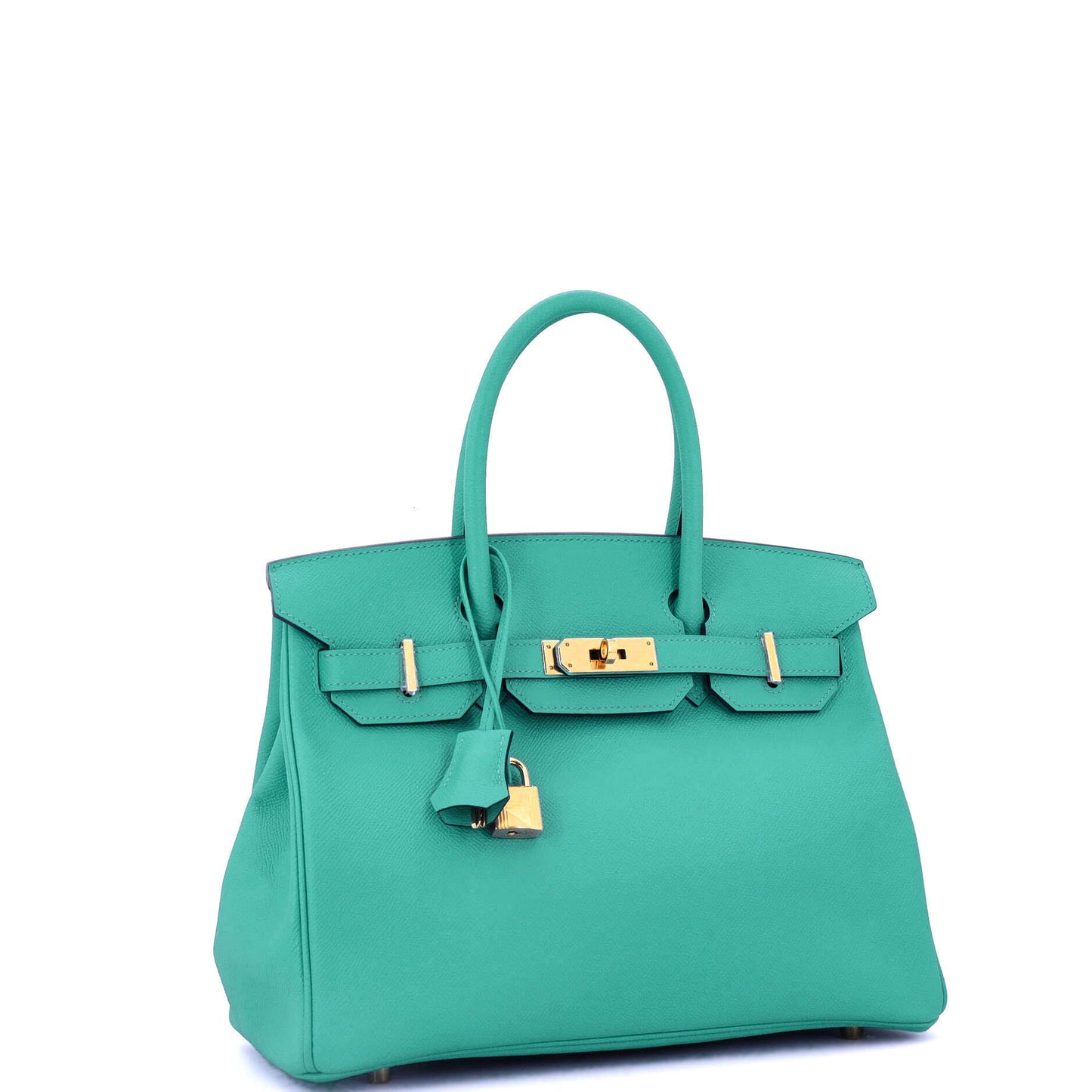 Birkin Handbag Vert Verone Epsom with Gold Hardware 30