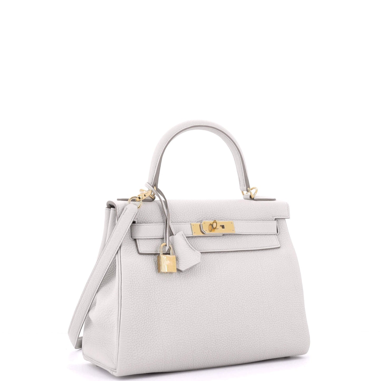 Kelly Handbag Light Togo with Gold Hardware 28