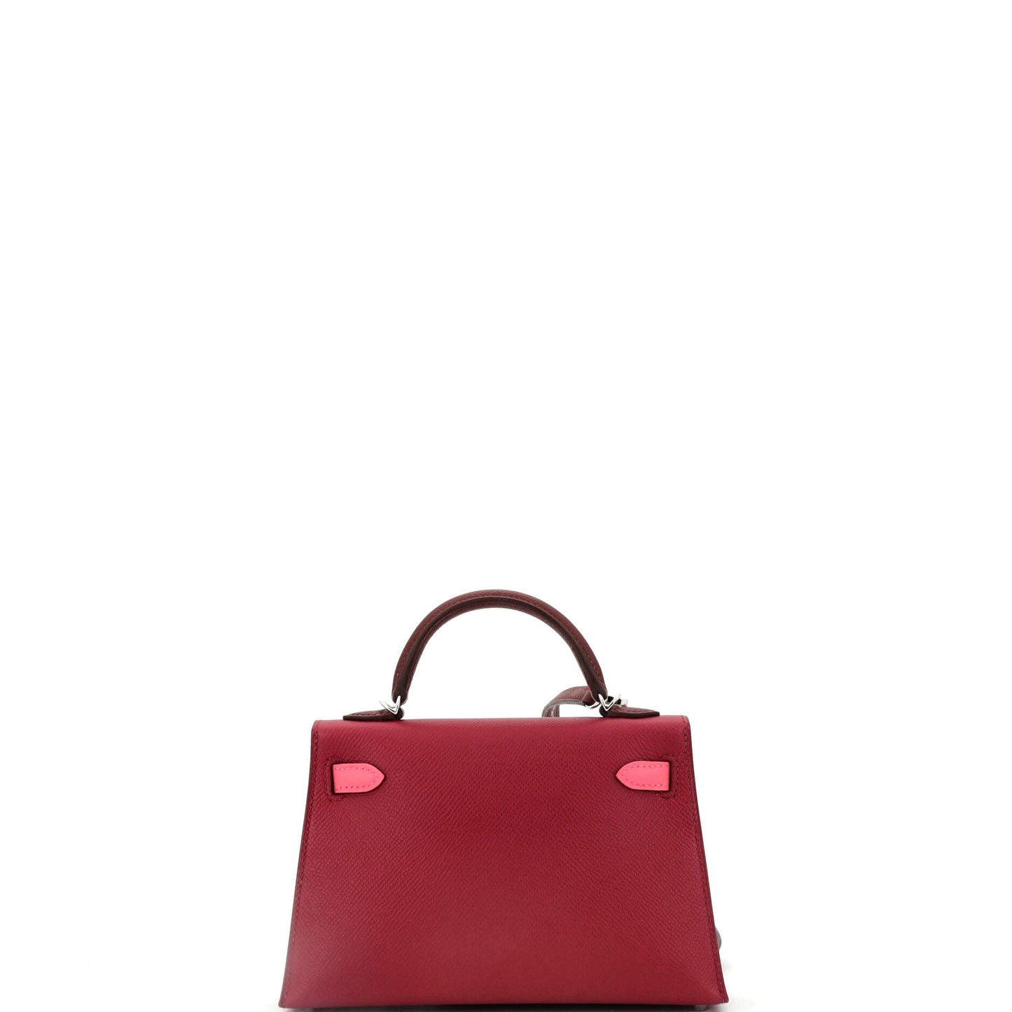 Kelly Mini II Bag Tricolor Epsom with Palladium Hardware 20